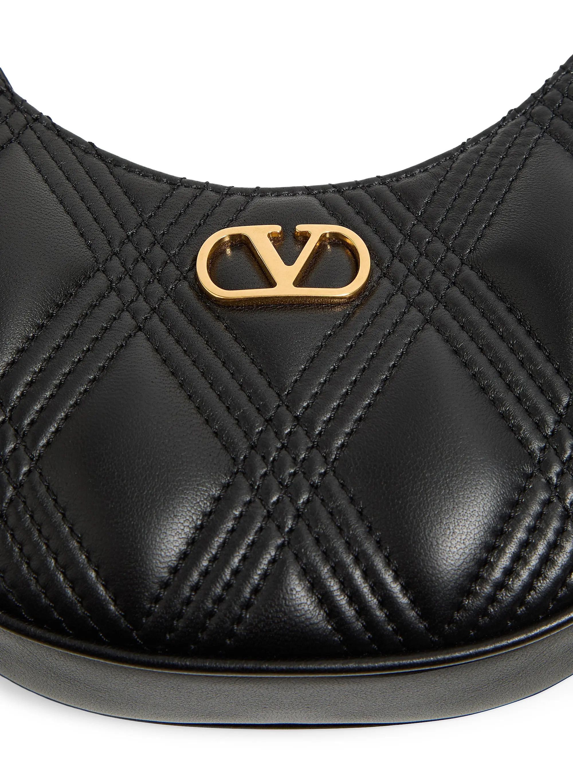 Valentino os11x0126 Size: OS / Quiltie Mini Shoulder Bag in Black Size ONE SIZE - 7 Thumbnail