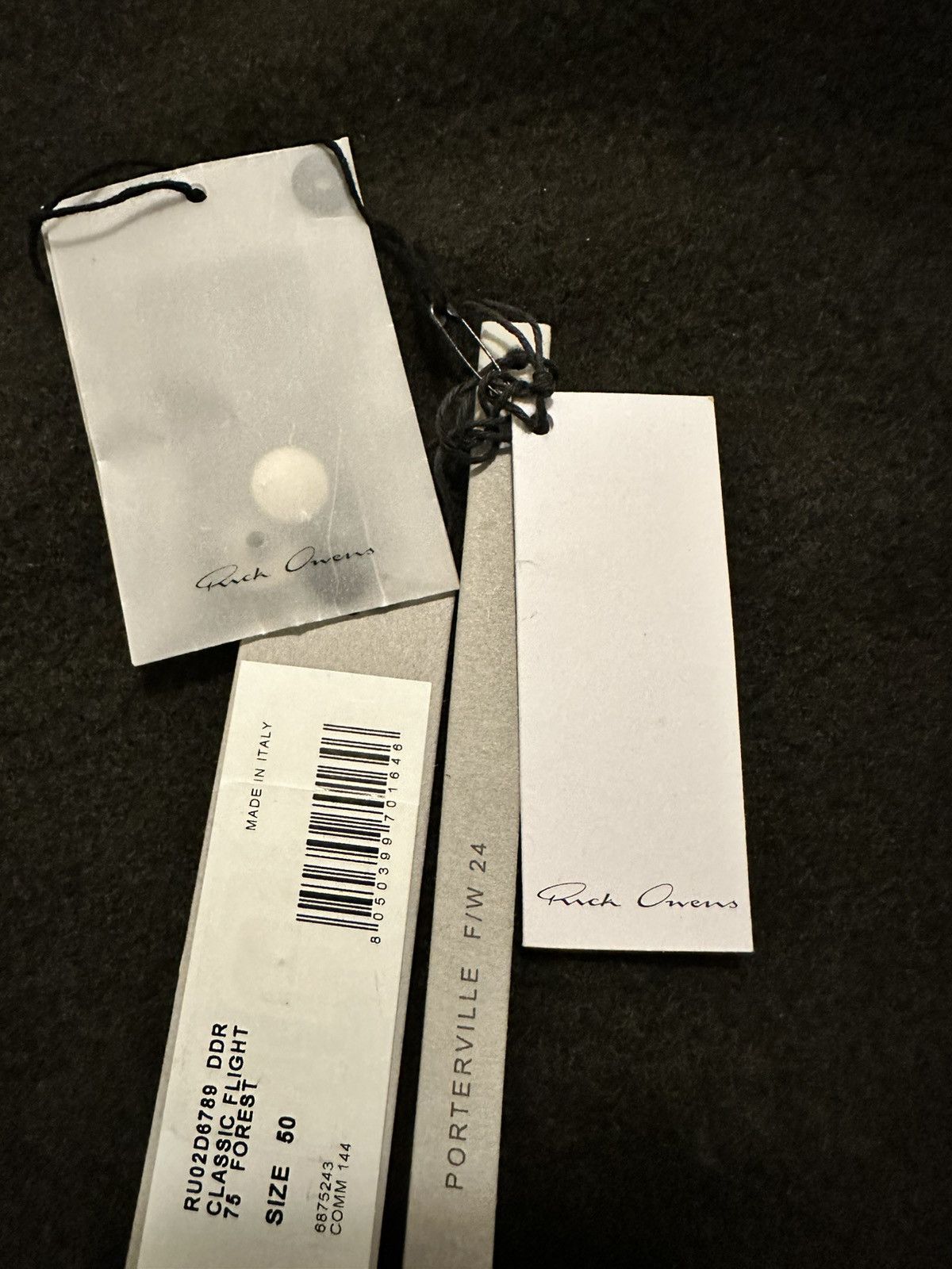 Rick Owens Rick Owens F/W 24 Cashmere Jacket NWT Size US M / EU 48-50 / 2 - 14 Thumbnail