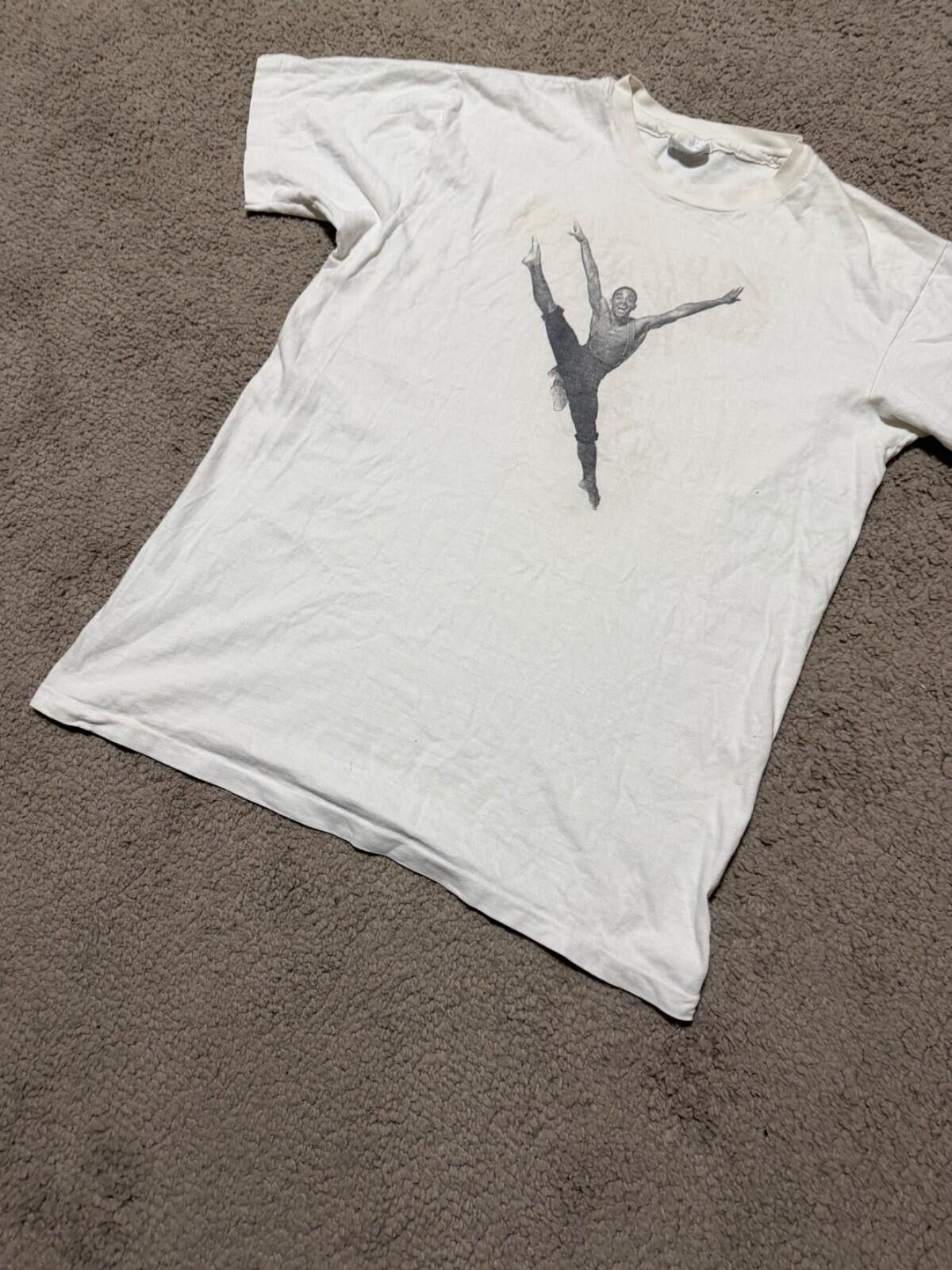Hanes Rare 90s Vintage Arthur Mitchell Ballet Dancer Graphic Tee L Size US L / EU 52-54 / 3 - 2 Thumbnail