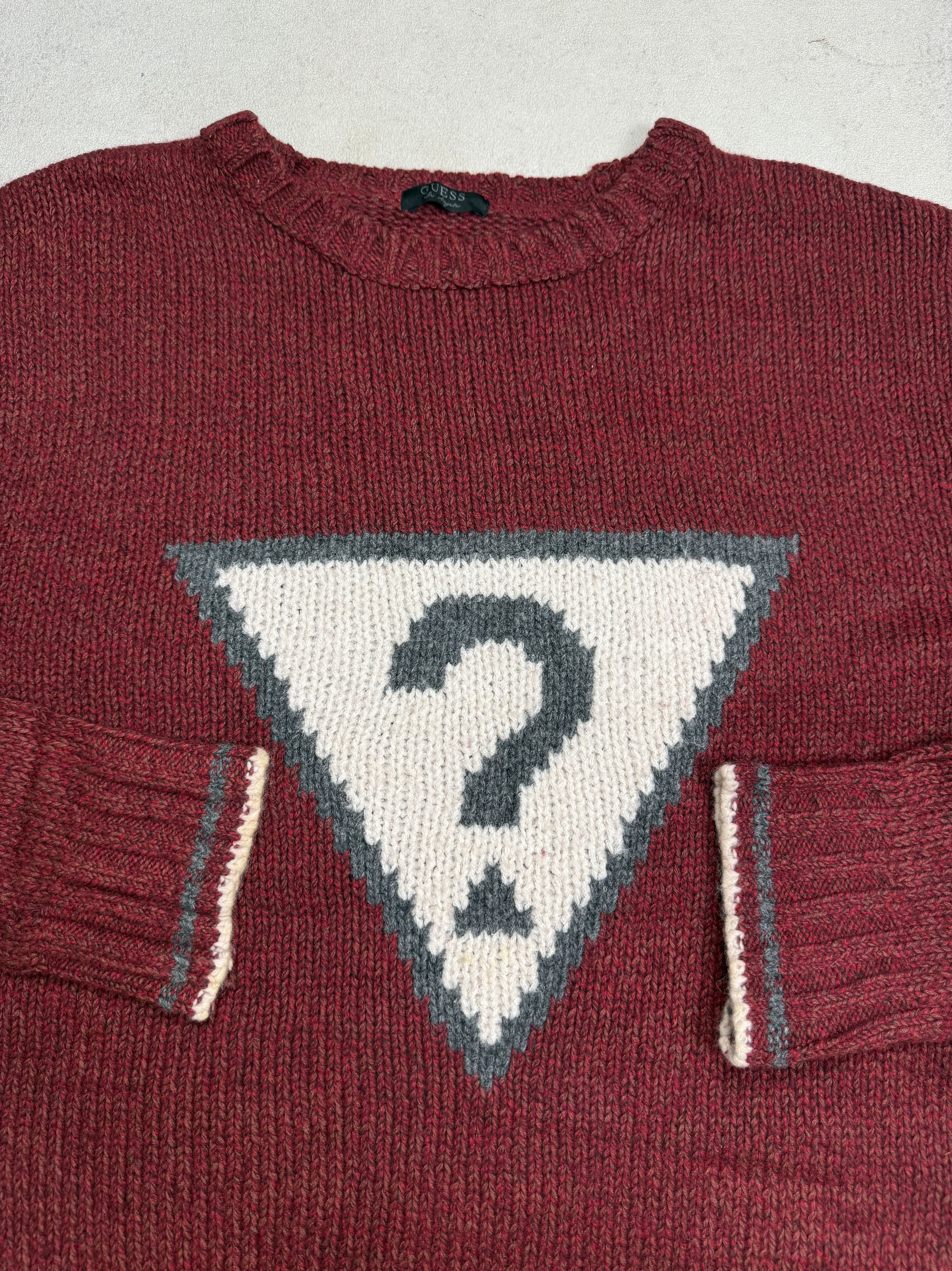 Guess Guess Los Angeles Knit Sweater Jumper Size US L / EU 52-54 / 3 - 2 Thumbnail