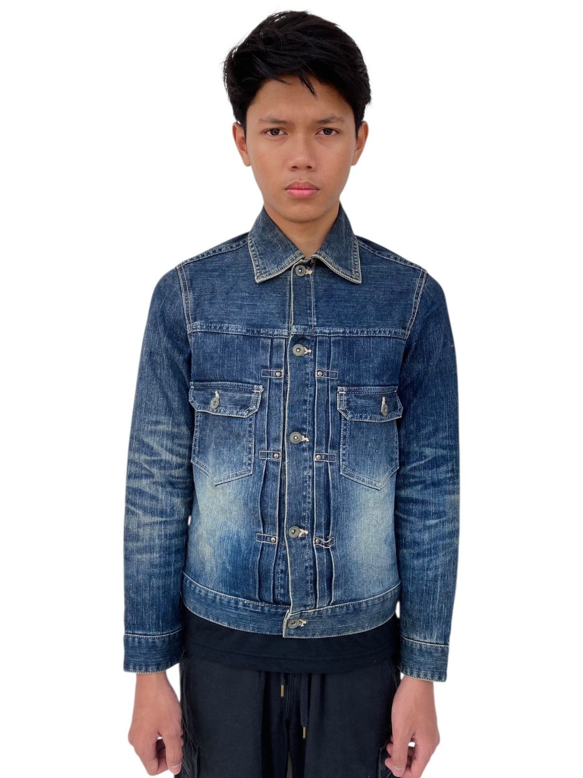 NANO universe 2000s Nano Universe - Mud Was Denim Jacket Size US M / EU 48-50 / 2 - 1 Thumbnail