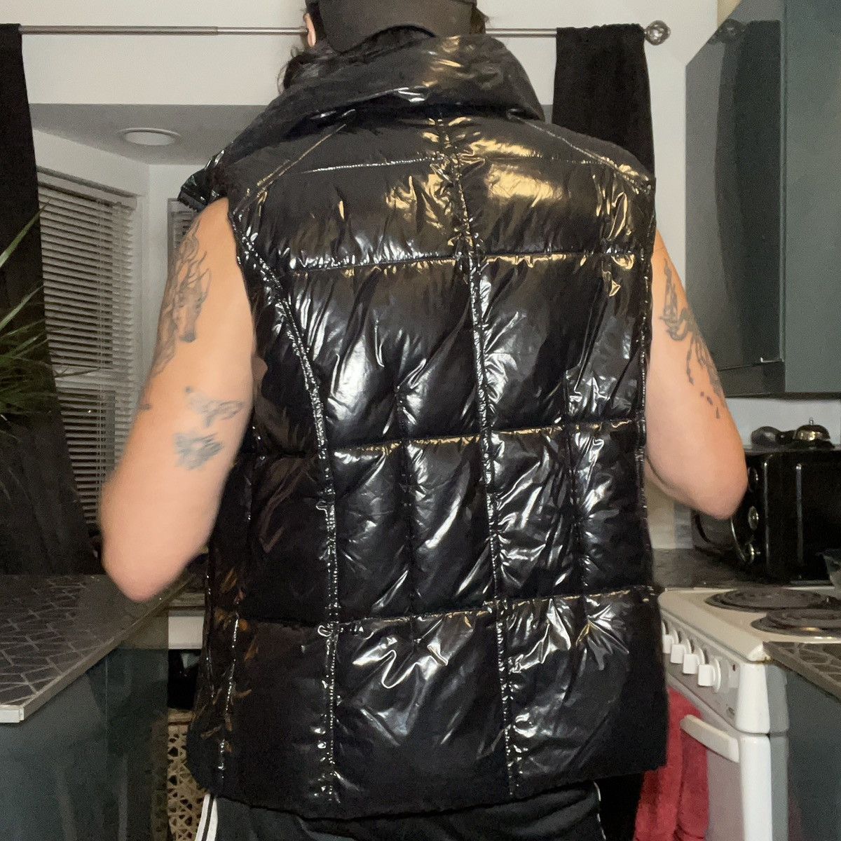 Other black vinyl puffer vest Size US M / EU 48-50 / 2 - 3 Thumbnail