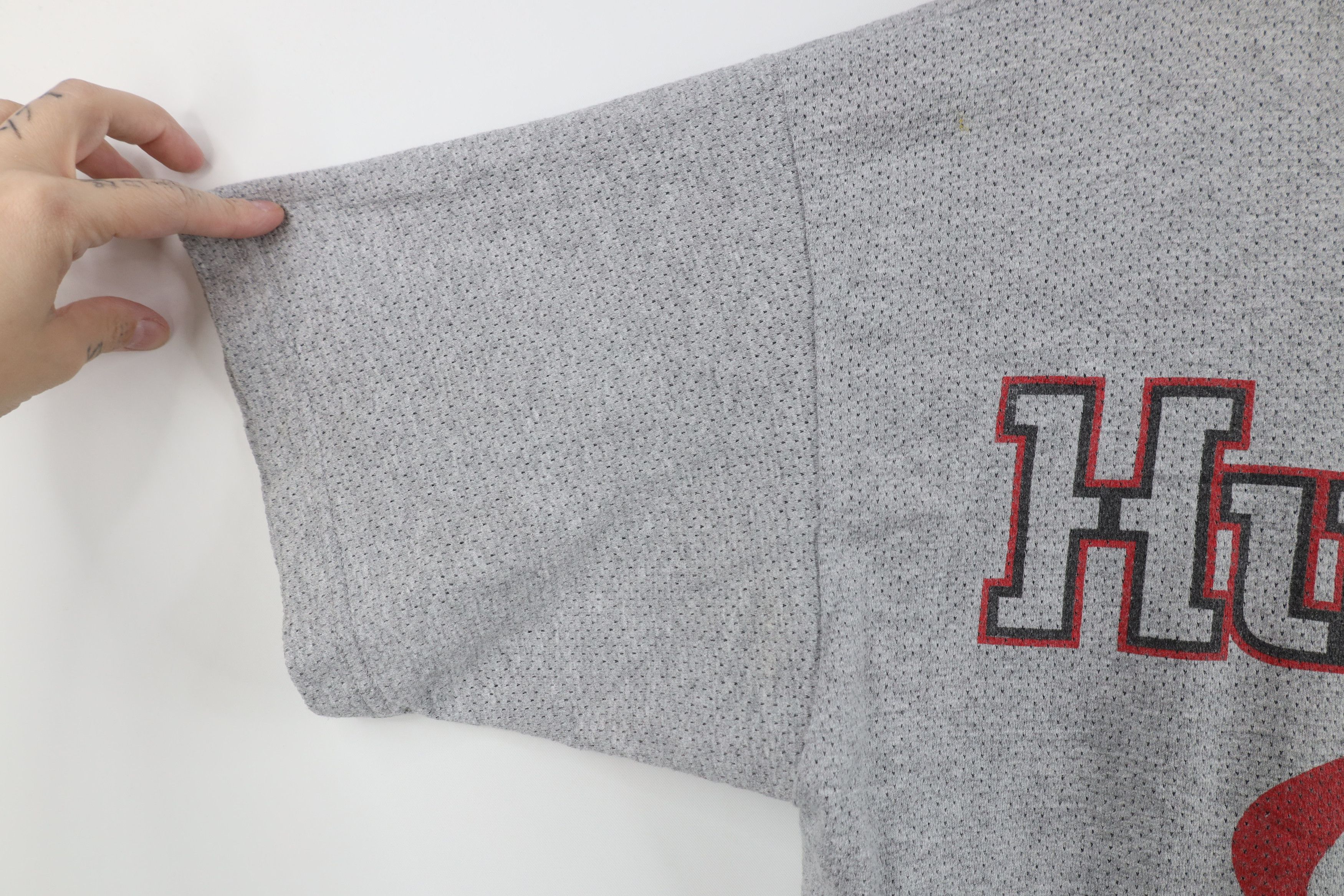 Vintage Vintage 90s University of Nebraska Huskers Mesh T-Shirt USA Size US L / EU 52-54 / 3 - 5 Thumbnail