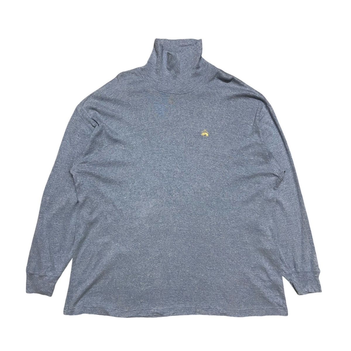 Brooks Brothers × Vintage Vintage 90s Brooks Brothers Turtleneck Sweatshirt Size US L / EU 52-54 / 3 - 1 Thumbnail