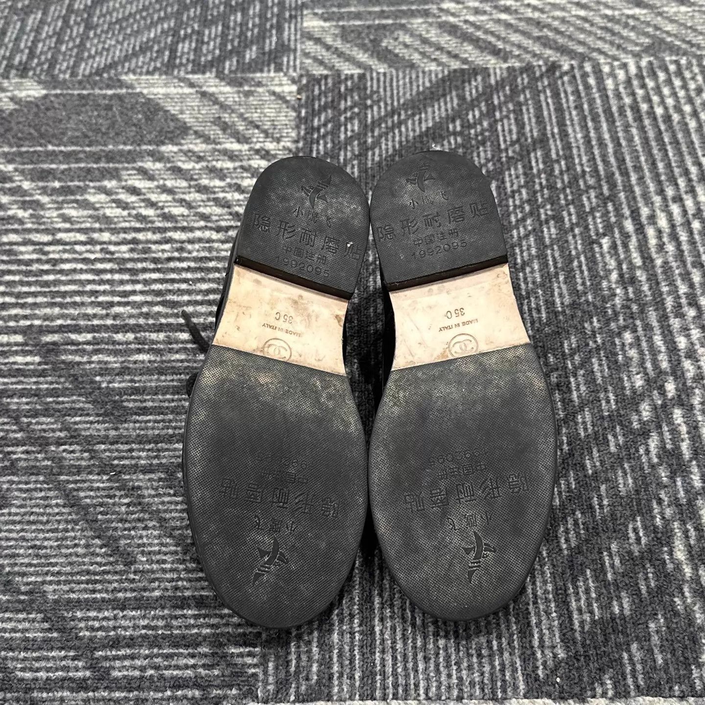 Chanel Chanel Black Leather Loafers 35 Size US 4.5 / IT 34.5 - 6 Thumbnail