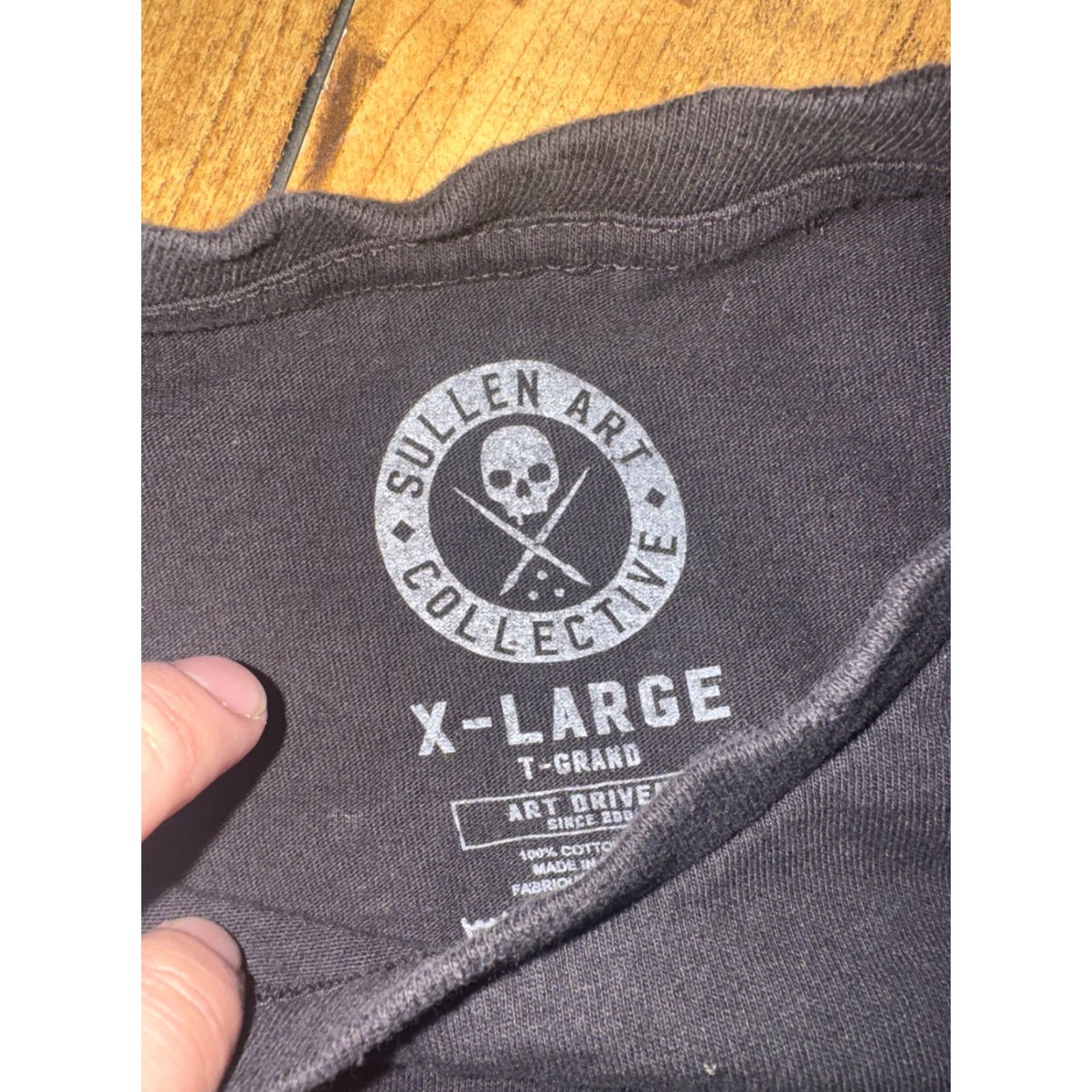Vintage Sullen Art Collectives T-Shirt Black XL Men Roses And Skull Y2K Size US XL / EU 56 / 4 - 8 Thumbnail