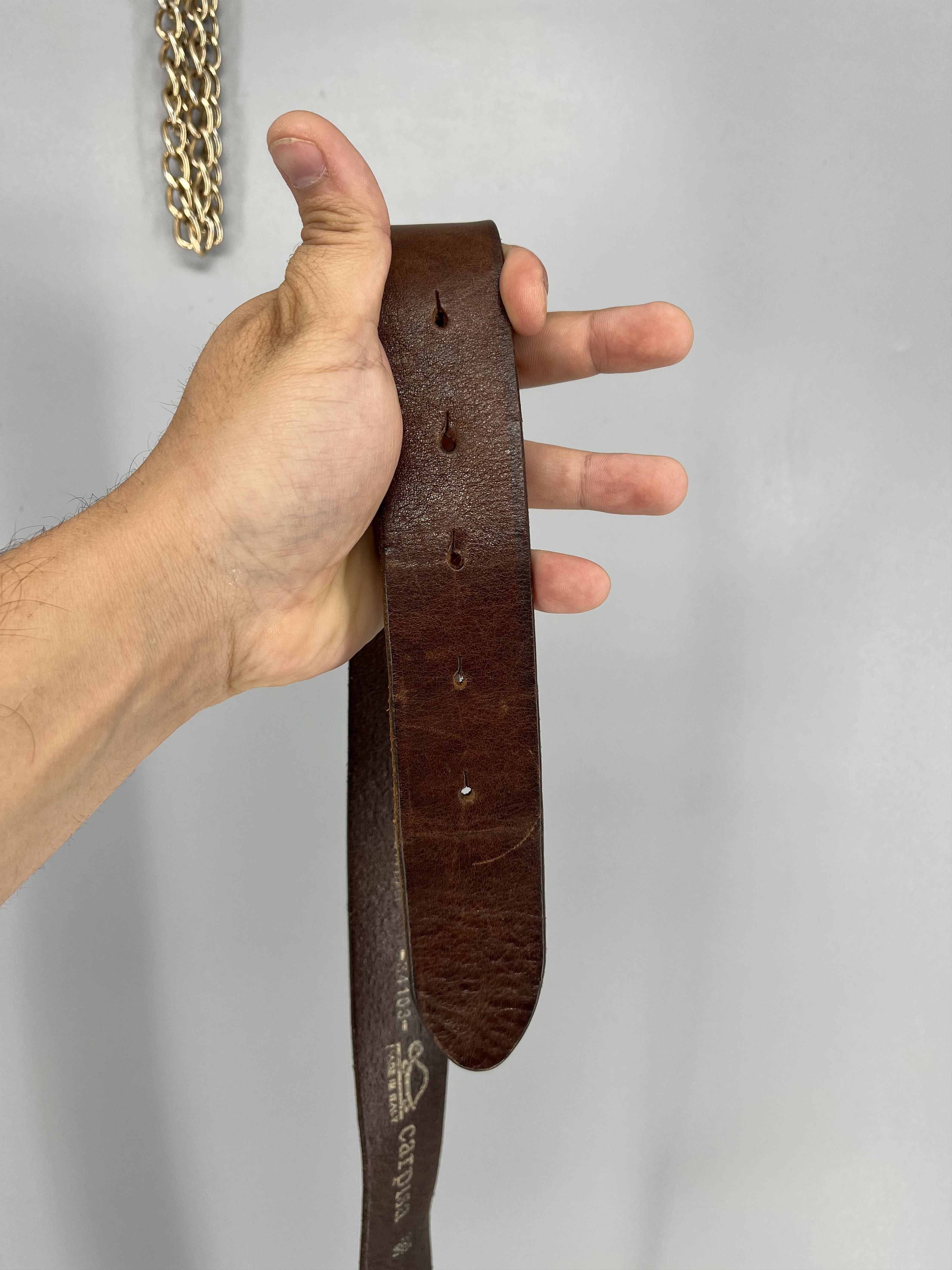 Vintage Vintage Y2K Carpisa Leather Belt Size ONE SIZE - 10 Thumbnail