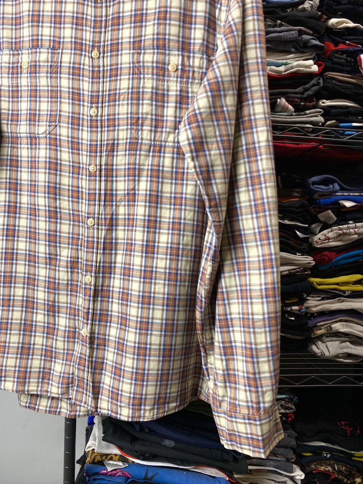 Barbour Vintage Barbour x Steve McQueen Flannel Shirt Harley Size US XXL / EU 58 / 5 - 4 Thumbnail
