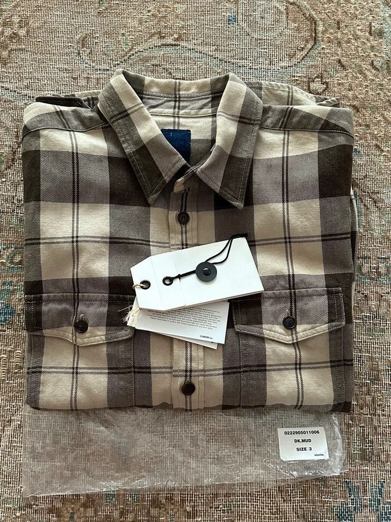 Visvim Visvim VISVIM ICT Lumber Shirt in Dark Mud-2506 Size US M / EU 48-50 / 2 - 6 Thumbnail