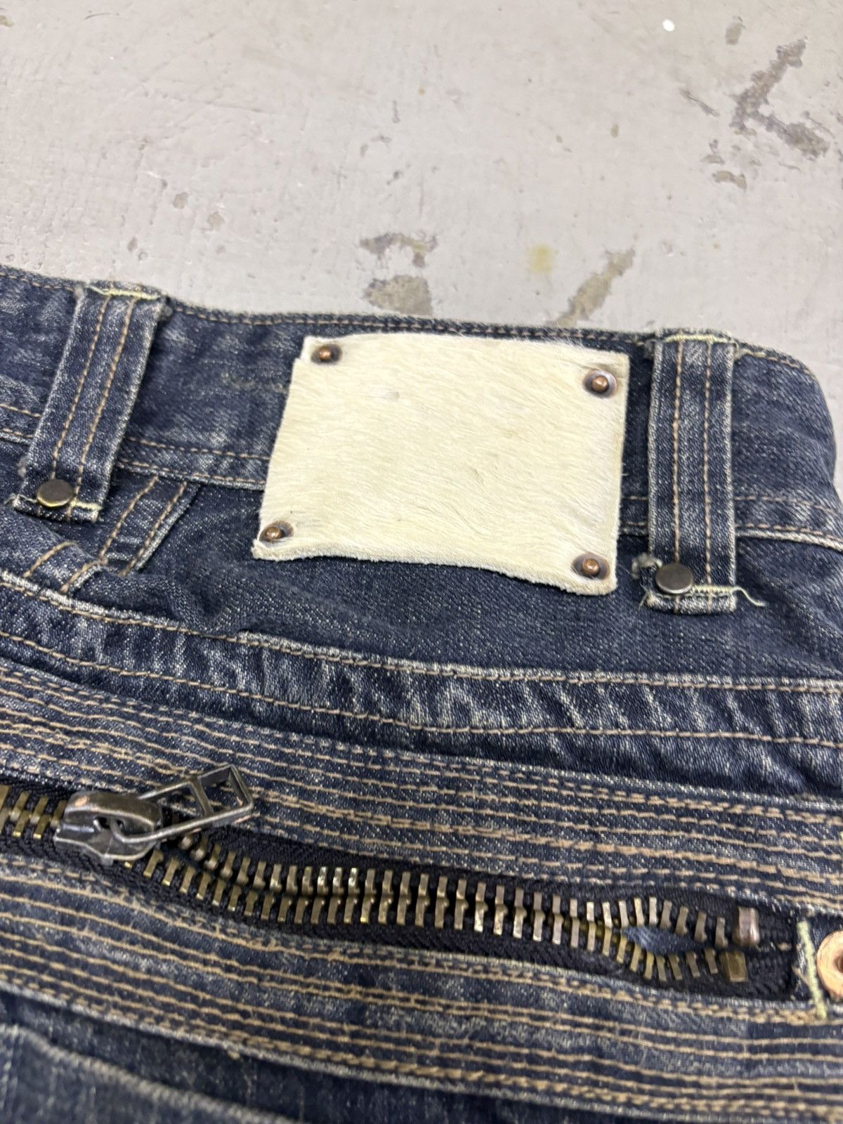 Engineered Garments PAINTED DISTRESSED DENIM BY URBAN CRAFT Size US 31 - 18 Thumbnail