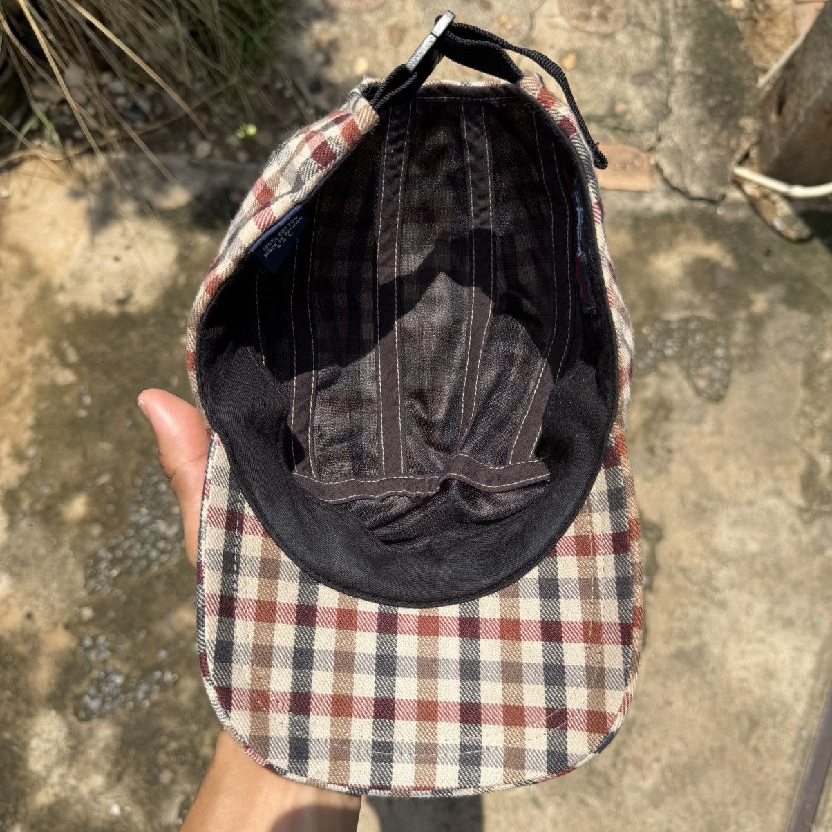 Stussy Vintage 00s Stussy Flannel Camp Cap 5Panel Size ONE SIZE - 4 Thumbnail