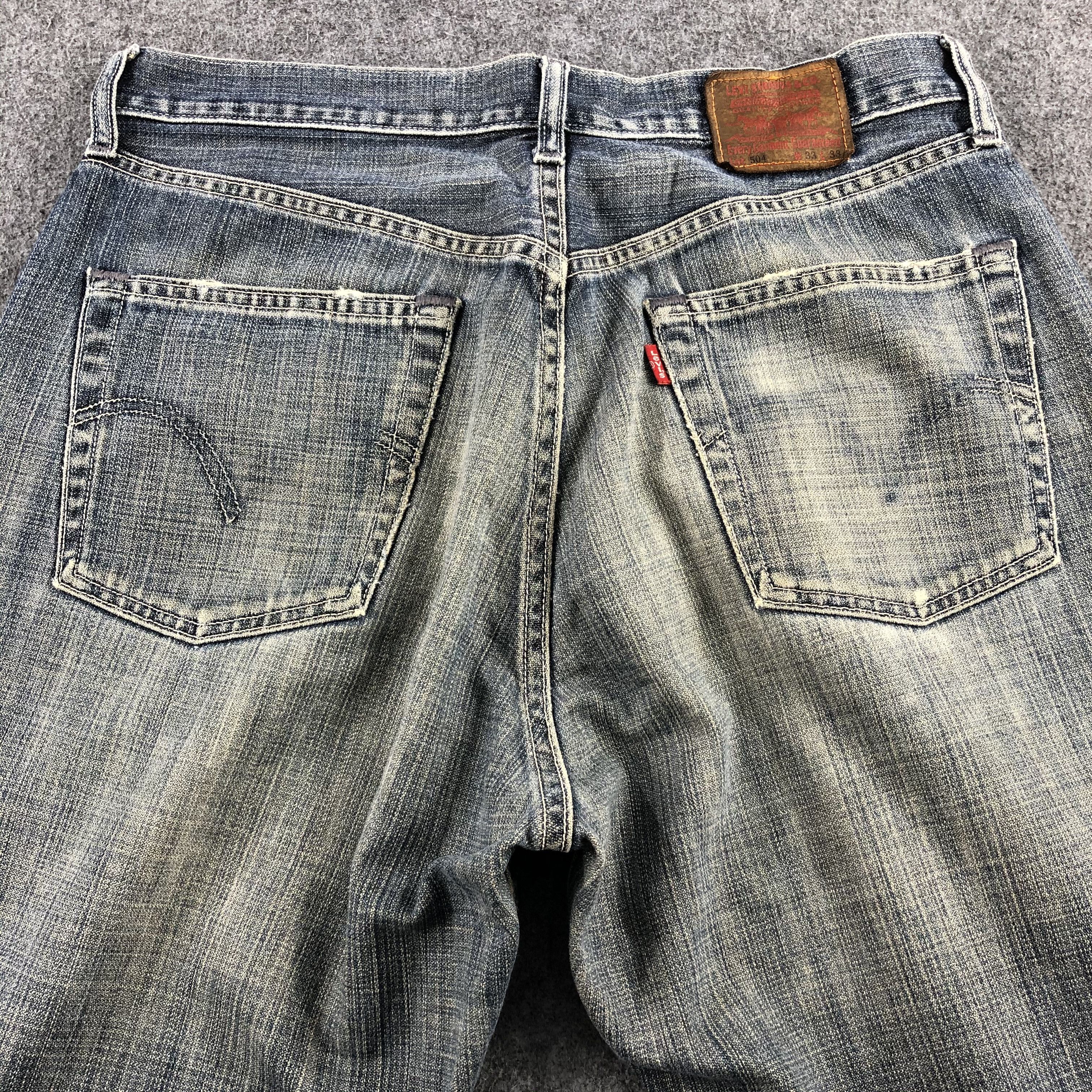 Levi's Vintage 90s Levis 504 Earth Tone Jeans-J1778 Size US 32 / EU 48 - 4 Thumbnail