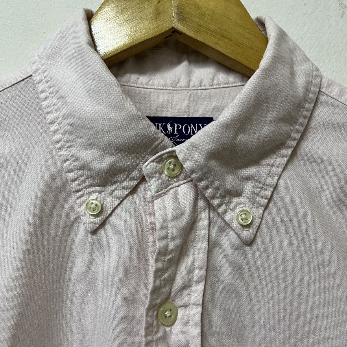 Polo Ralph Lauren × Ralph Lauren × Ralph Lauren Blue Label Pink Pony Polo Ralph Lauren Button Up Shirt Size US M / EU 48-50 / 2 - 4 Thumbnail