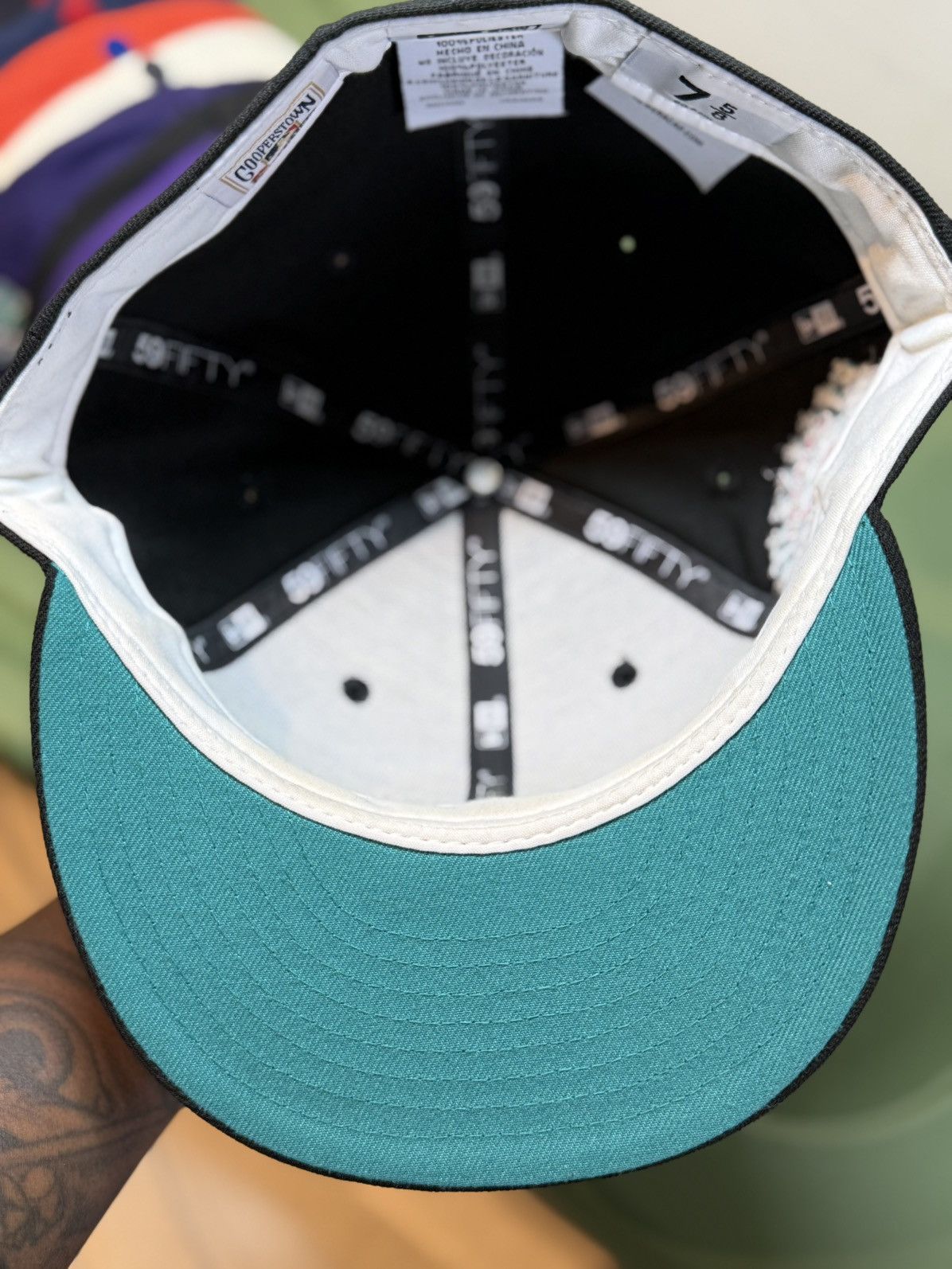 Hat Club × New Era 7 5/8 Cap City Chicago Cubs Emerald Bay 1990 ASG Patch Size ONE SIZE - 4 Thumbnail