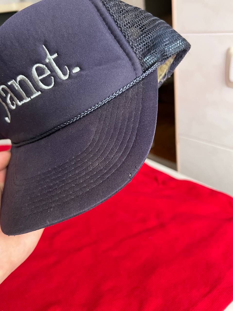 Band Tees × Otto Janet Jackson 90s World Tour Vintage Concert Band Cap Hat Size ONE SIZE - 3 Thumbnail