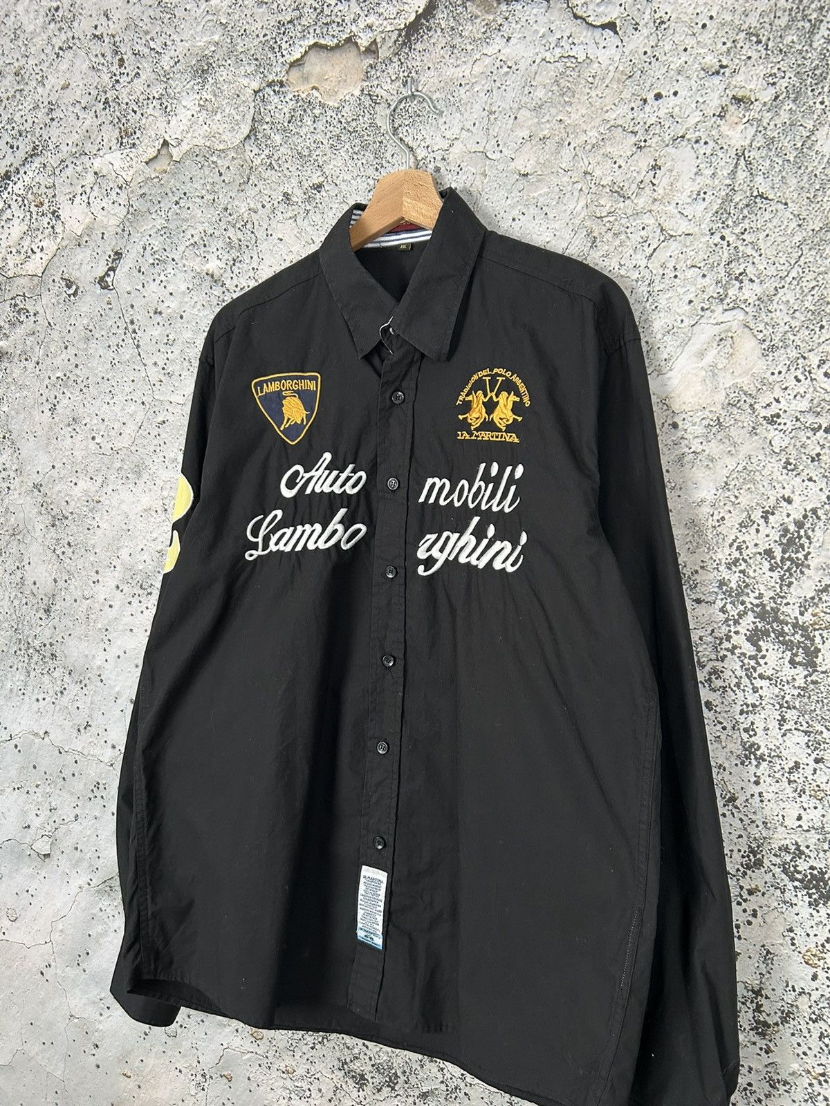 La Martina Vintage La Martina Lamborghini Shirt Racing 90s Rare Luxury Size US XXL / EU 58 / 5 - 2 Thumbnail