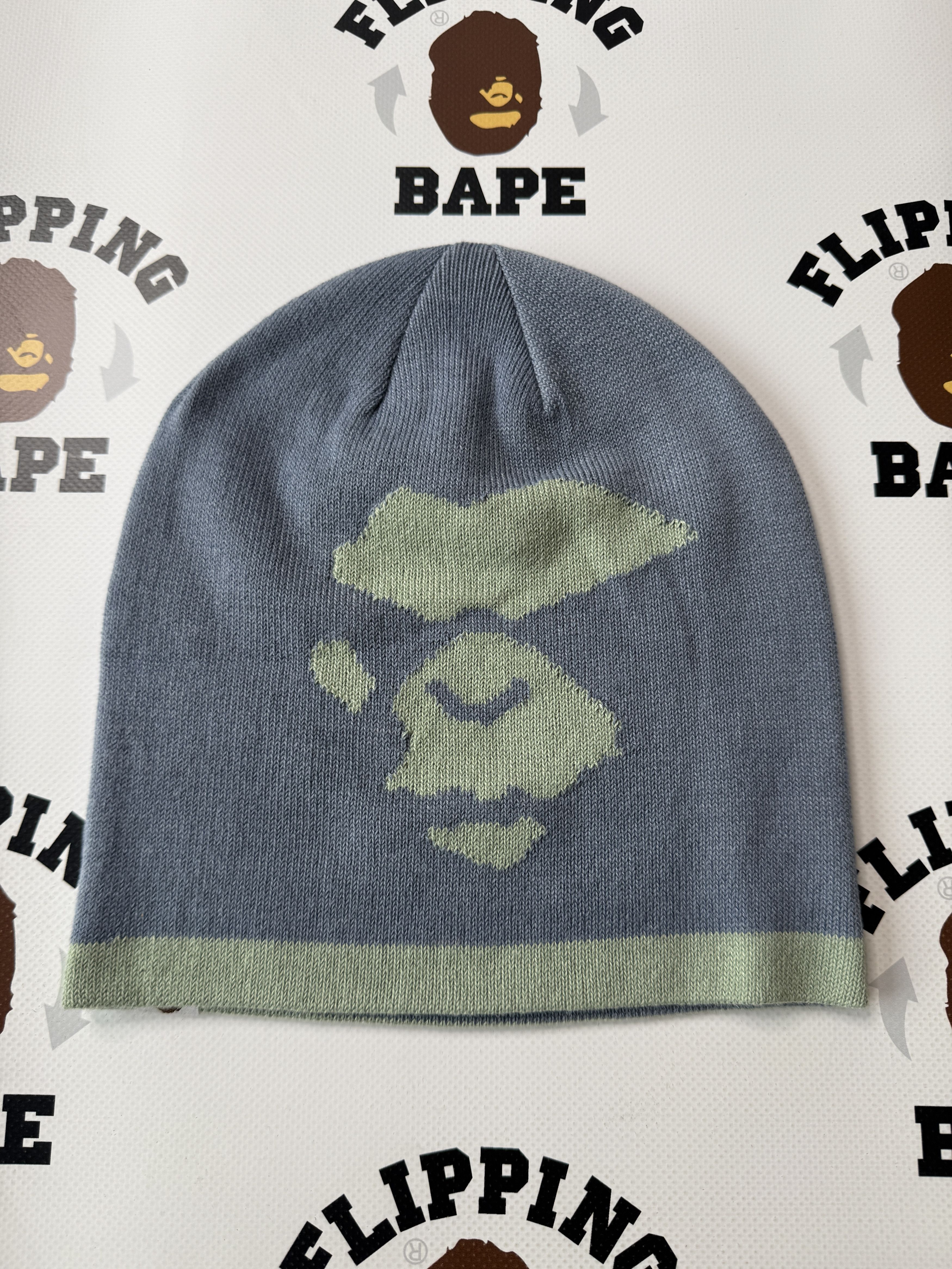 Bape BAPE MAD FACE KNIT CAP | Grailed