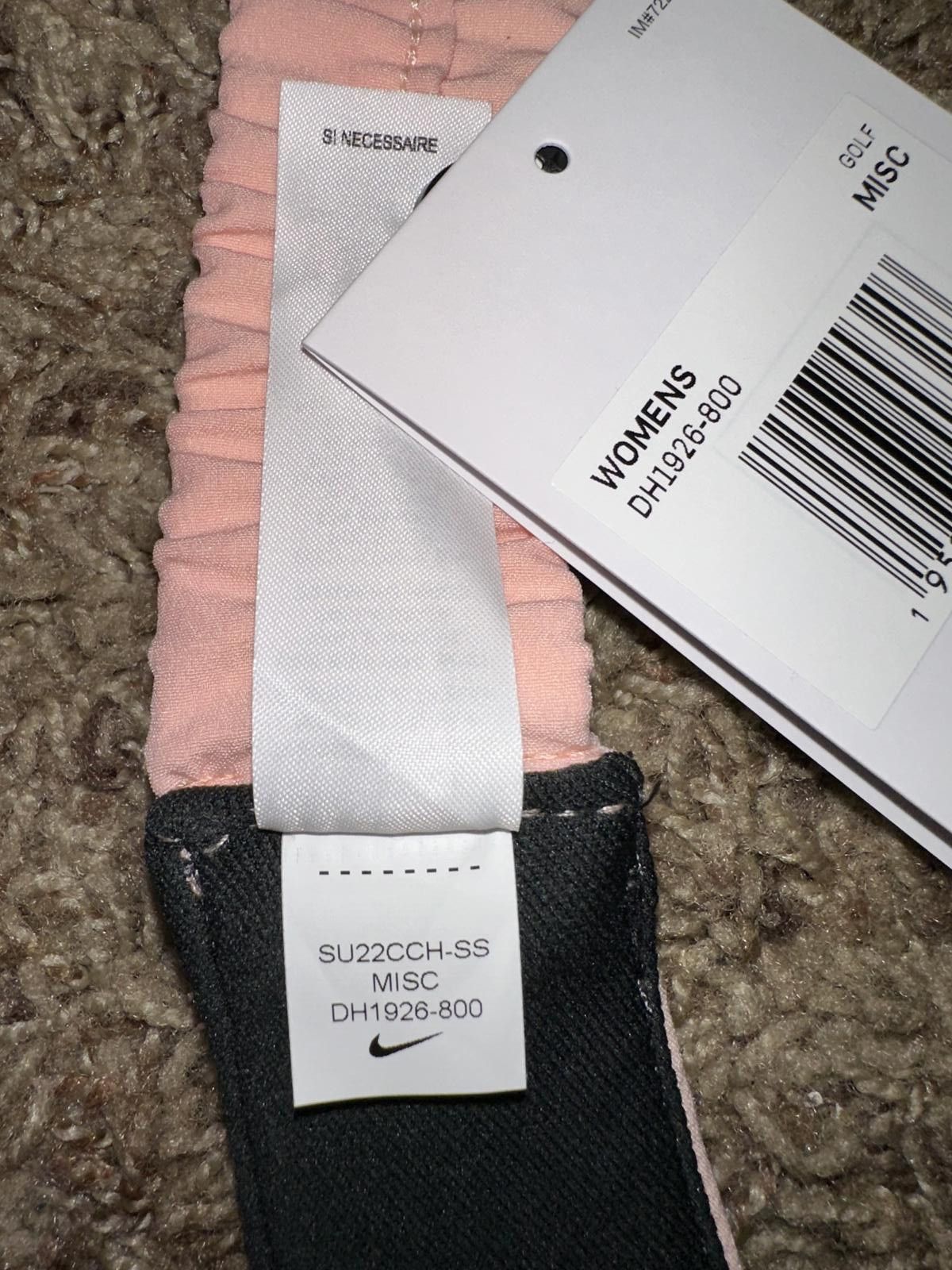 Nike Nike 2021 Women's Aerobill Big Bill Elastic Golf Visor Pink Sample Size ONE SIZE - 10 Thumbnail