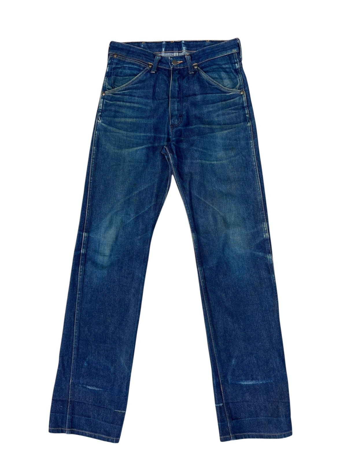 Wrangler Vintage Wrangler Blue Bell Distressed Mud Denim Jeans Size US 29 - 1 Thumbnail