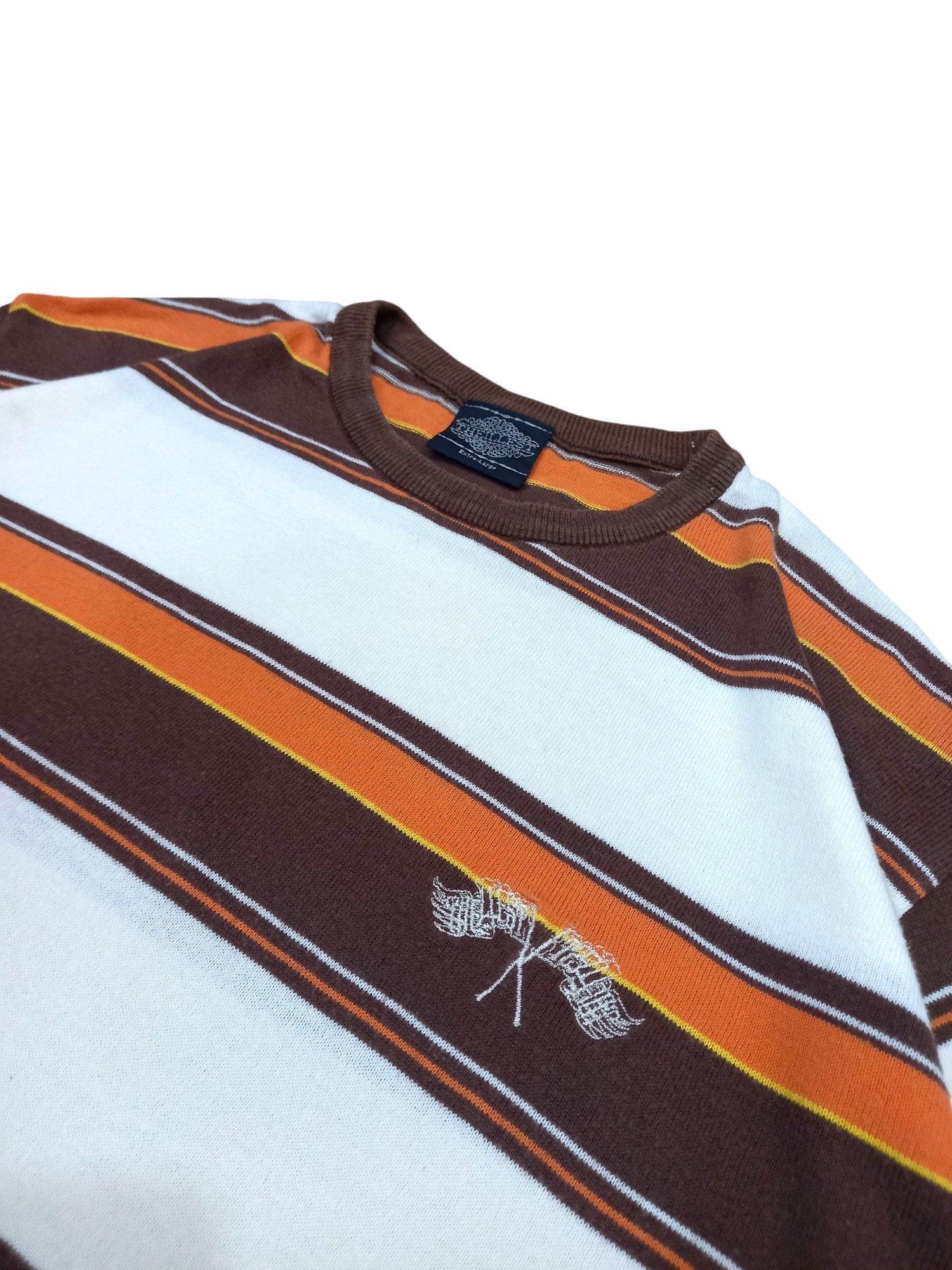Illest Theillest Japanese Streetwear Brand Retro Stripe Tee Size US XL / EU 56 / 4 - 3 Thumbnail