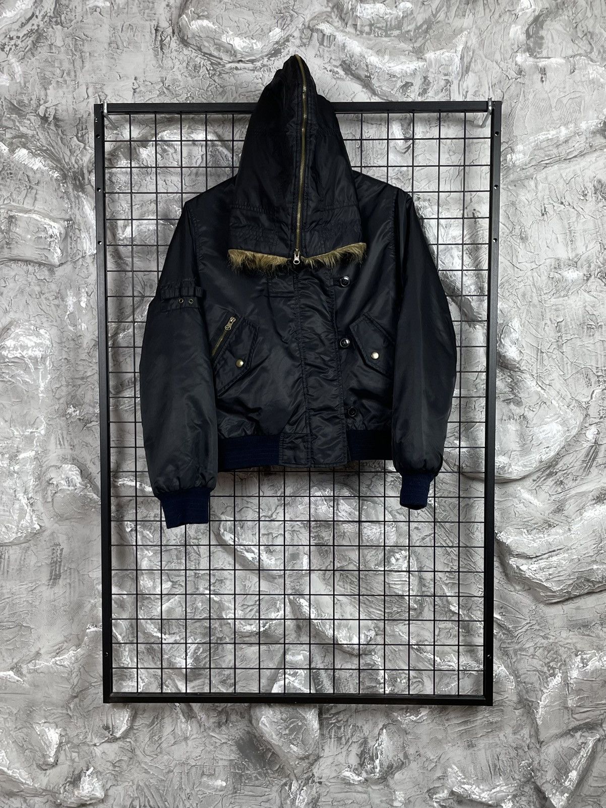 Junya Watanabe Y2K Fur Bomber If Six Was Nine Archive LGB GOA Japanese Vibe Size US S / EU 44-46 / 1 - 2 Thumbnail