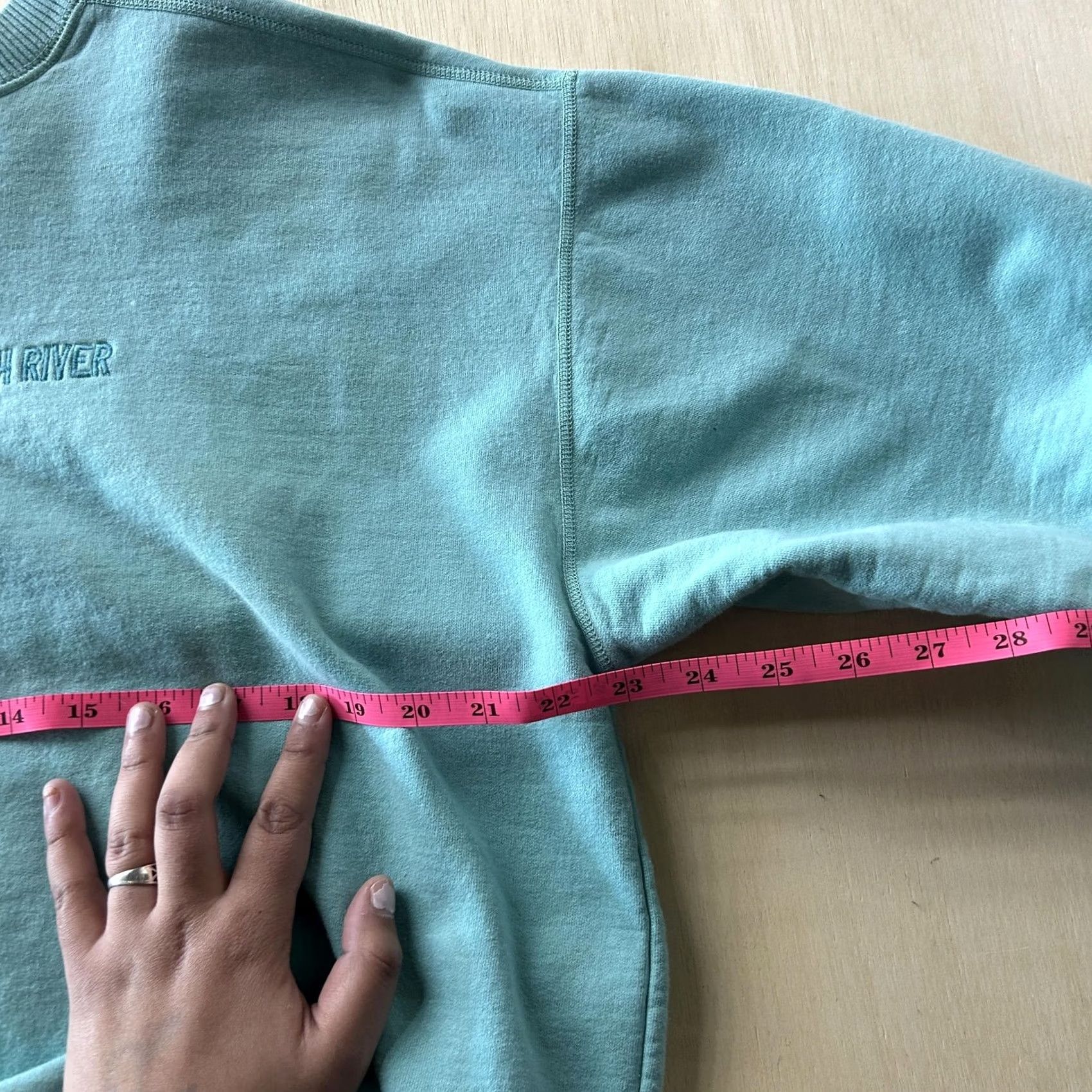 Vintage VINTAGE Thunderbird Sweatshirt Mens Large Blue Fleece French River CANADA Logo Embroidered Crew Neck Size US L / EU 52-54 / 3 - 6 Thumbnail