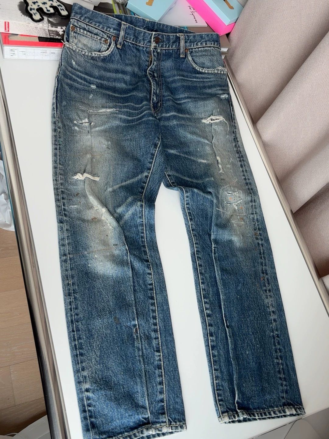 Visvim VISVIM 22SS JOURNEYMAN PANTS TACKED D27 Size US 32 / EU 48 - 1 Thumbnail