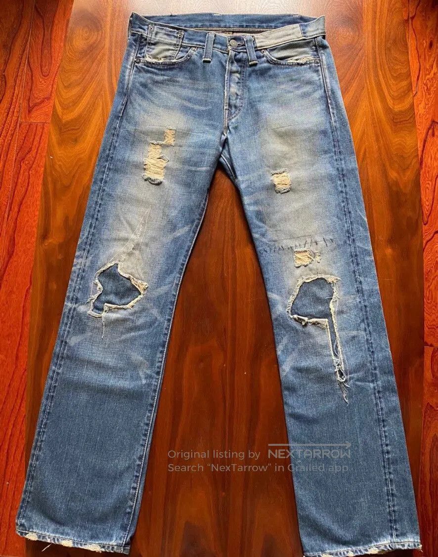 Levi's Vintage Clothing levis vintage clothing distressed jeans size w31. Size US 31 - 1 Thumbnail