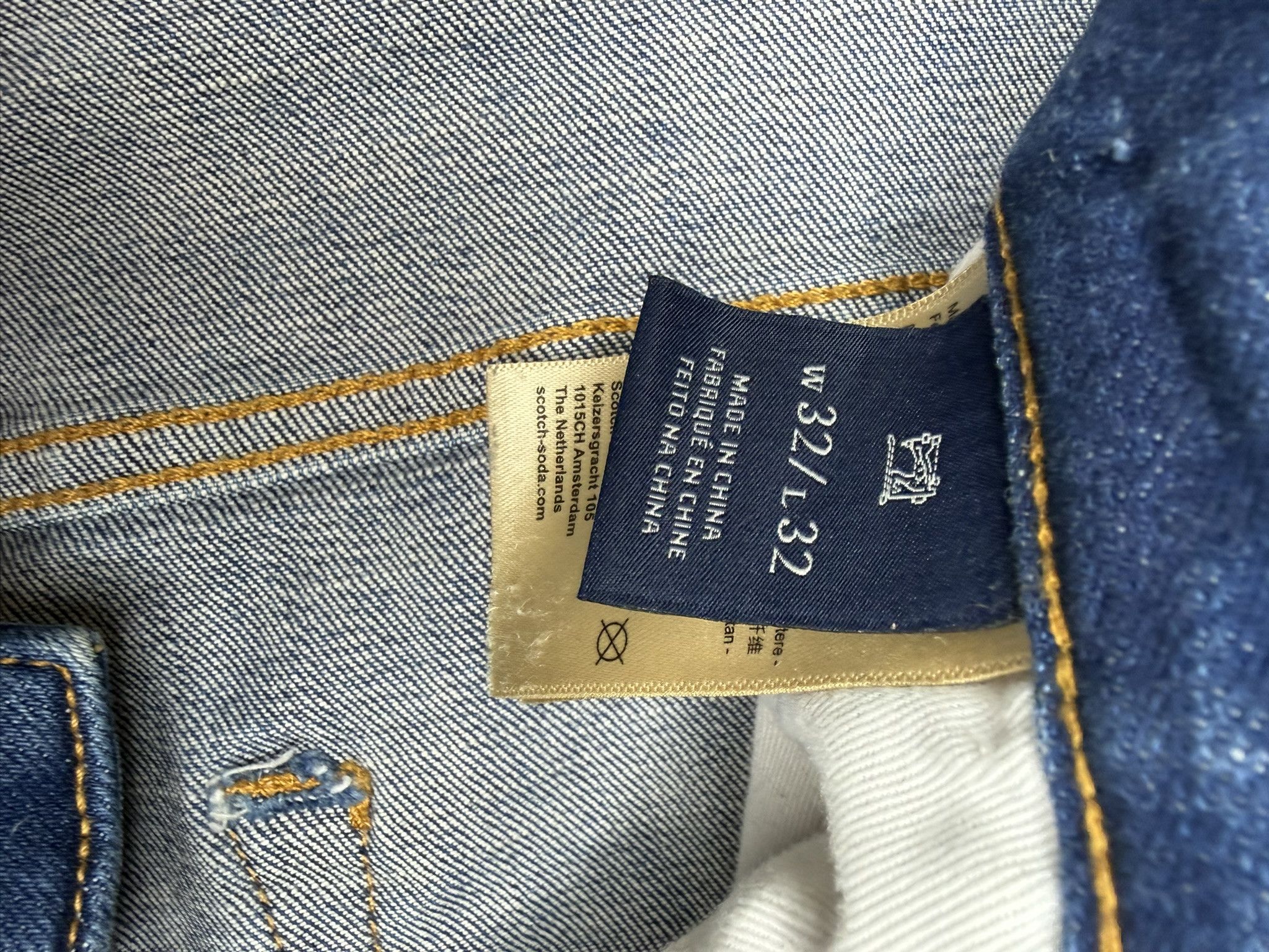 Scotch & Soda Scotch & Soda Amsterdams Blauw Slim Jeans Size US 32 / EU 48 - 7 Thumbnail
