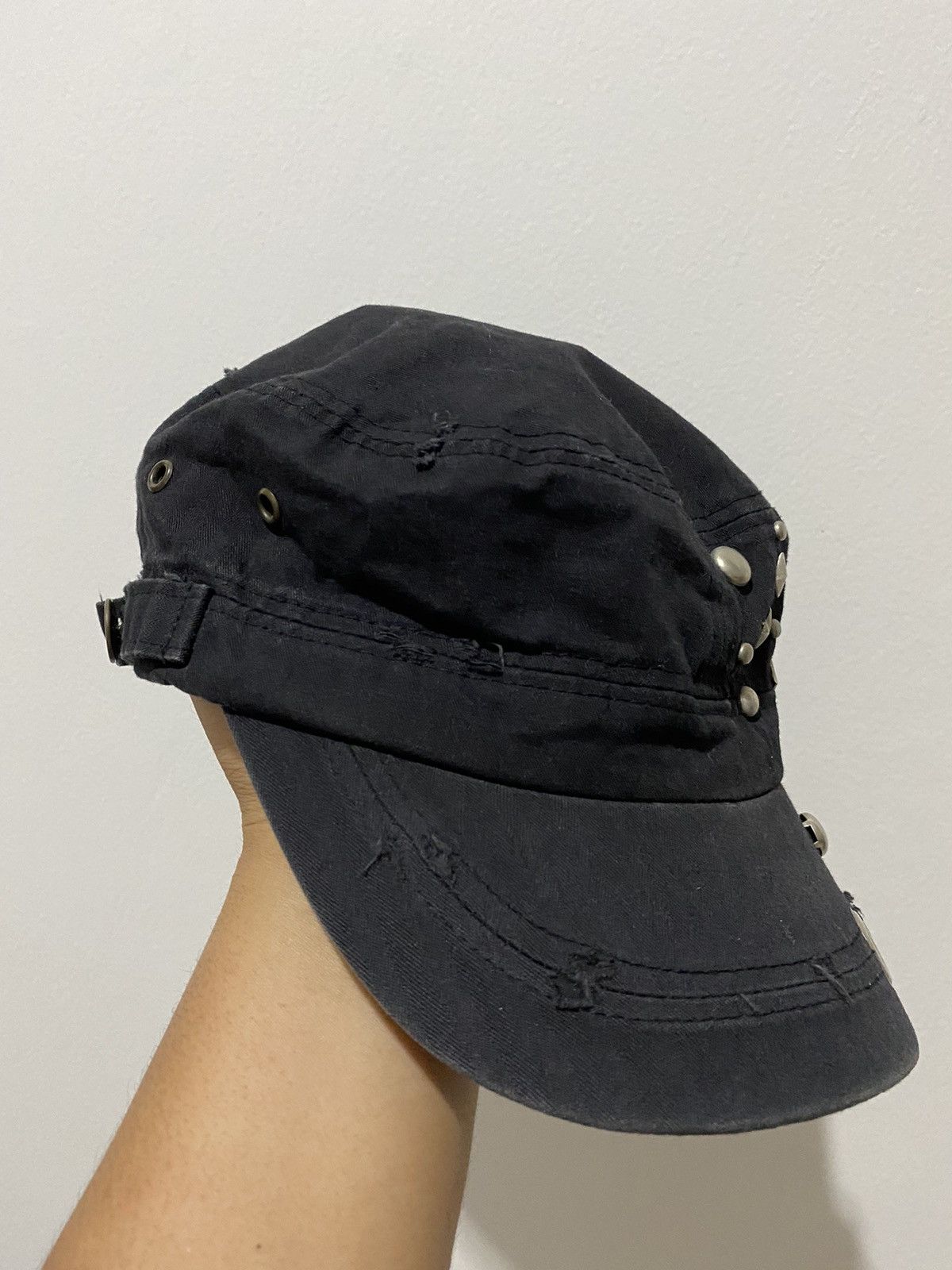 If Six Was Nine × Japanese Brand × Le Grande Bleu (L.G.B.) 2000s hat gothic distressed studded punk ifsixwasnine lgb Size ONE SIZE - 7 Thumbnail
