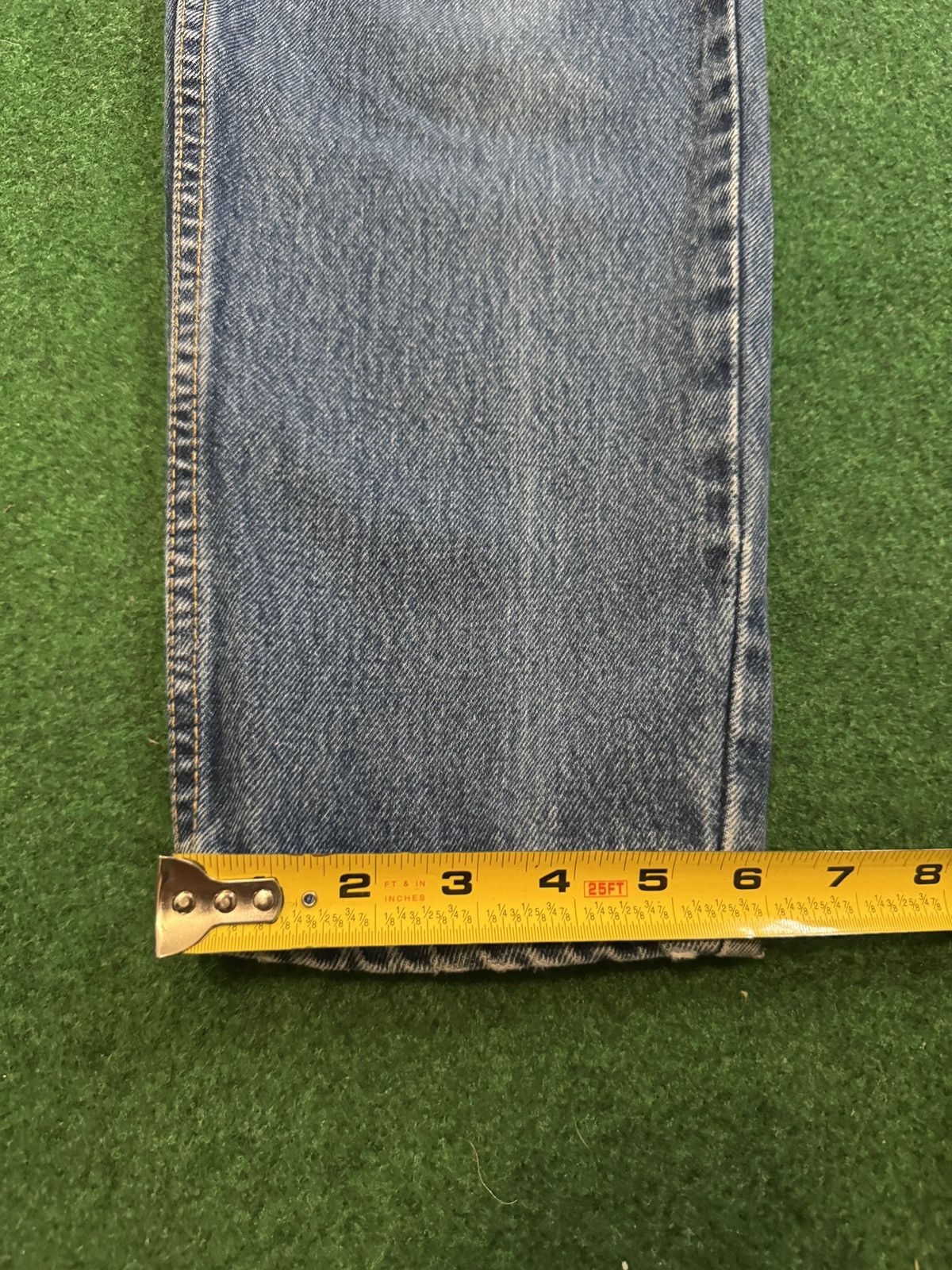 Levi's Vintage Clothing Vintage 90s Levi’s 550 Relaxed Taper 28x30 Denim Jeans Size 30" / US 8 / IT 44 - 8 Thumbnail