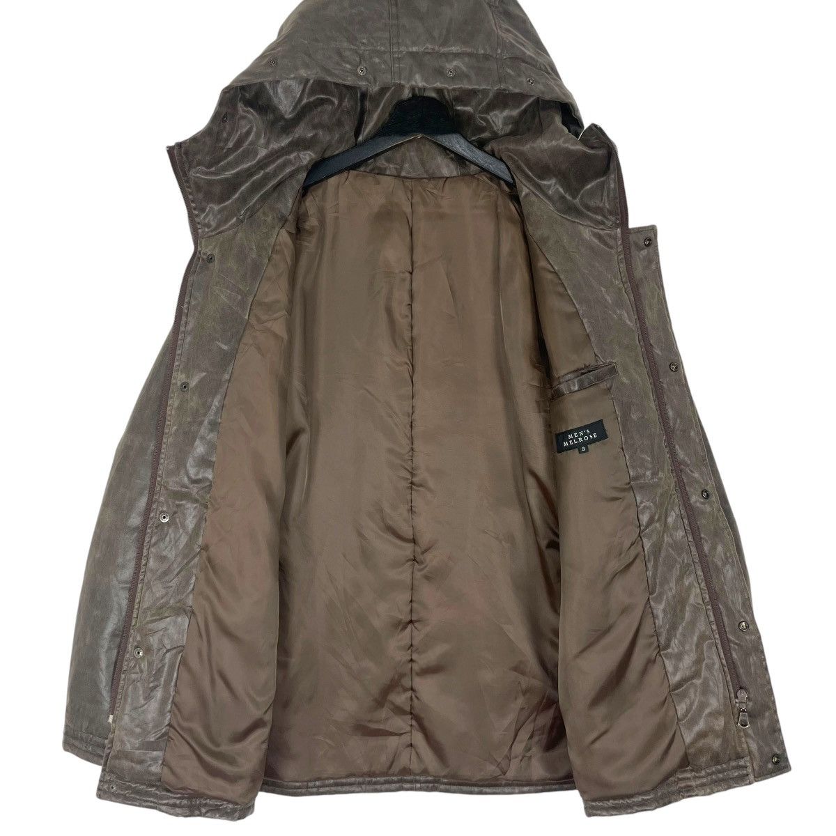 Melrose Vintage Melrose Waxed Jacket Hoodie Japanese Brand Size US M / EU 48-50 / 2 - 11 Thumbnail