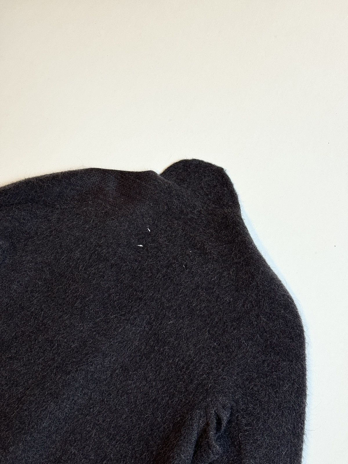 Maison Margiela FW1991 Metal Hook Mohair Coat Open Armpits and Zipped Vents Size L / US 10 / IT 46 - 14 Thumbnail