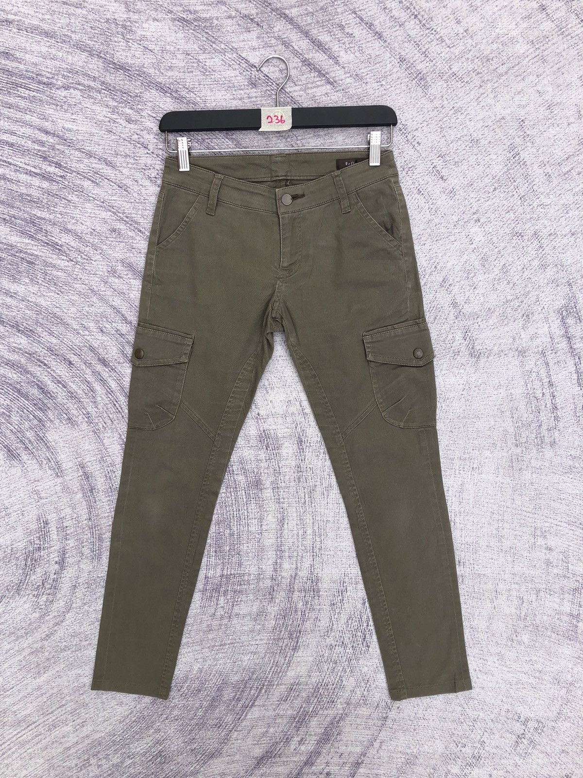 Japanese Brand × Olive Cargo Pants Olive Reflect Multipocket Tactical Utility Size US 27 - 1 Thumbnail
