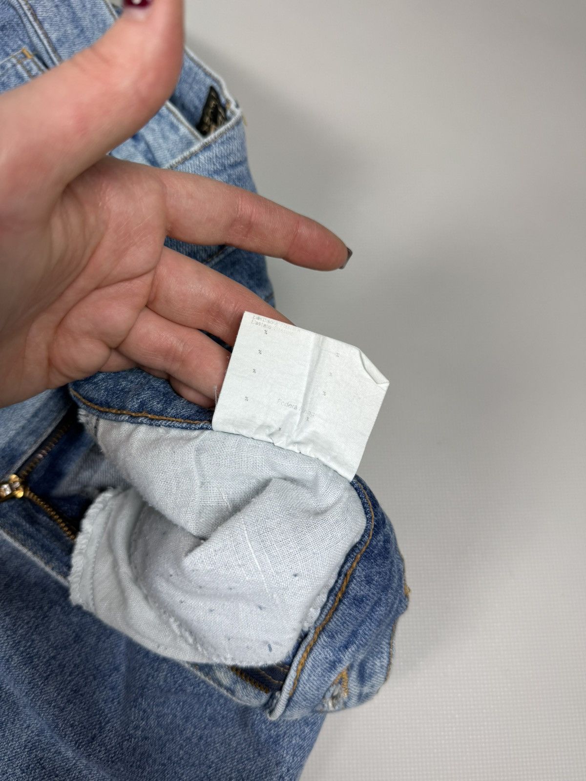Fendi × Vintage Fendi Vintage Ladies Denim Jeans Size 31" - 14 Thumbnail