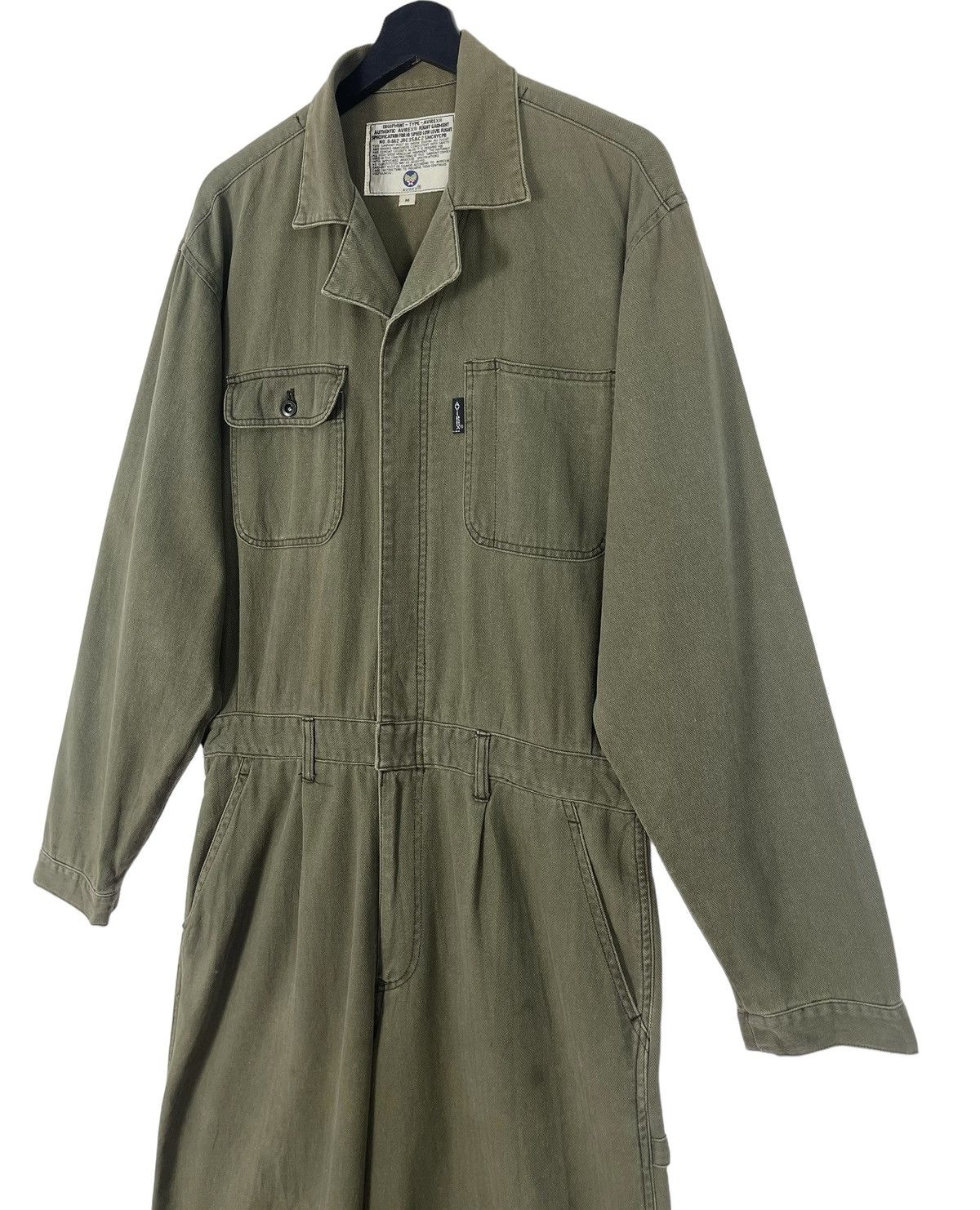 Avirex Very Rare 90s Vintage Avirex Herringbone Flight Coverall Size US 34 / EU 50 - 3 Thumbnail