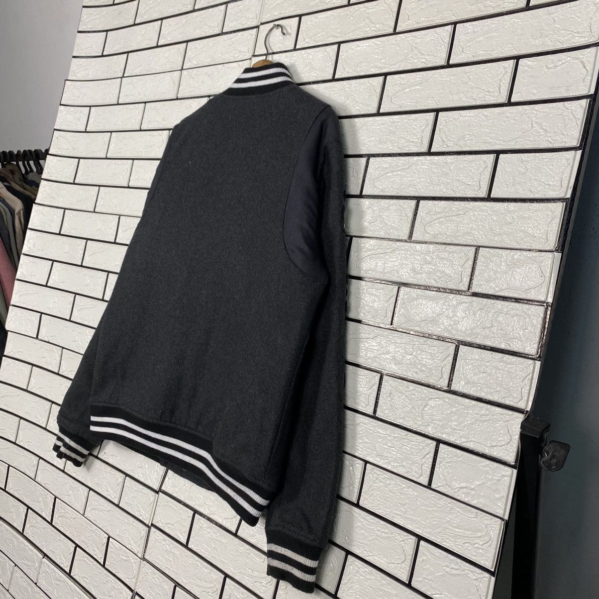 Ecko Unltd. Vintage Wool Bomber Jacket Ecko Untld Big Logo Size US L / EU 52-54 / 3 - 13 Thumbnail