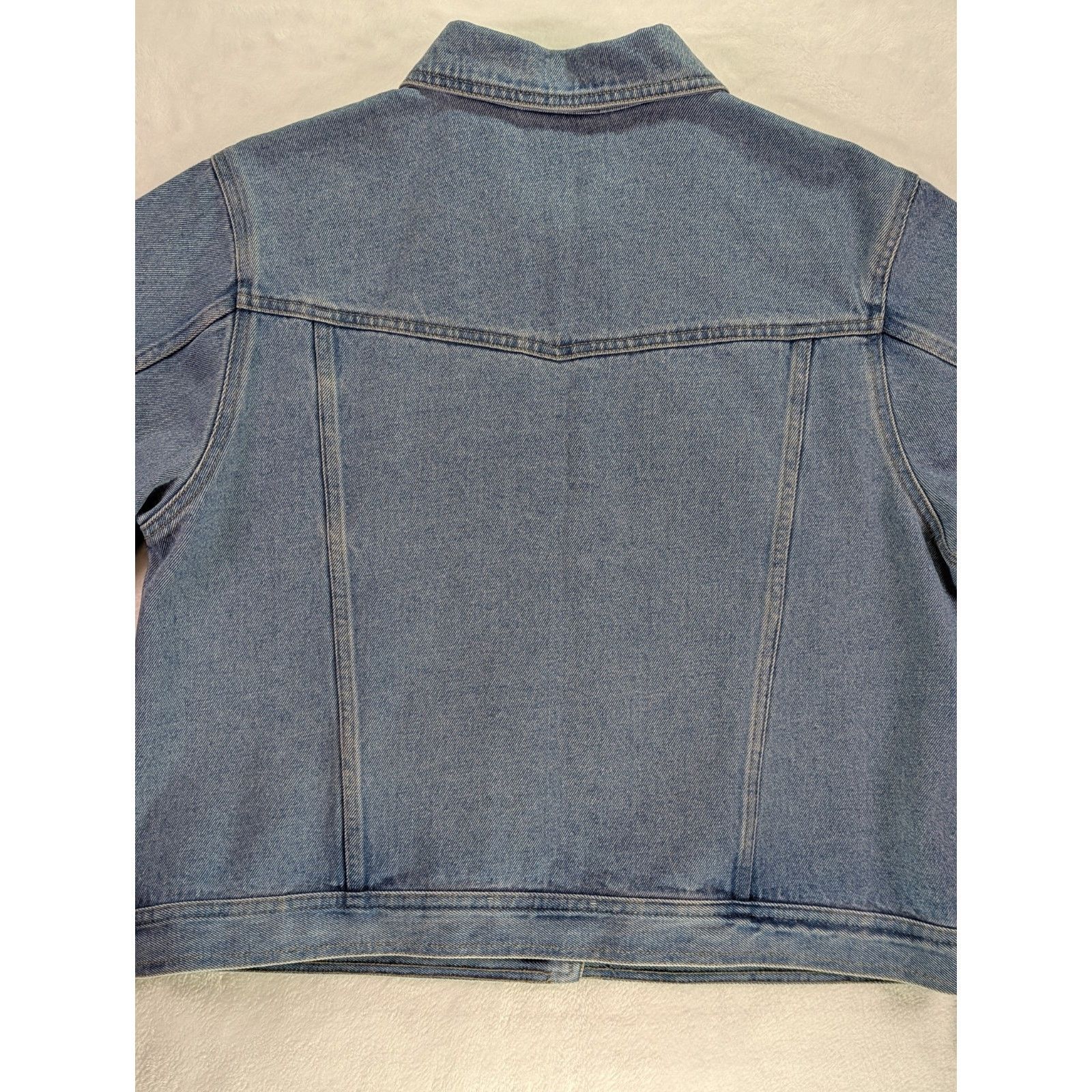 Bill Blass Vintage Bill Blass Denim Jacket L Blue 100% Cotton Jean Size L / US 10 / IT 46 - 9 Thumbnail
