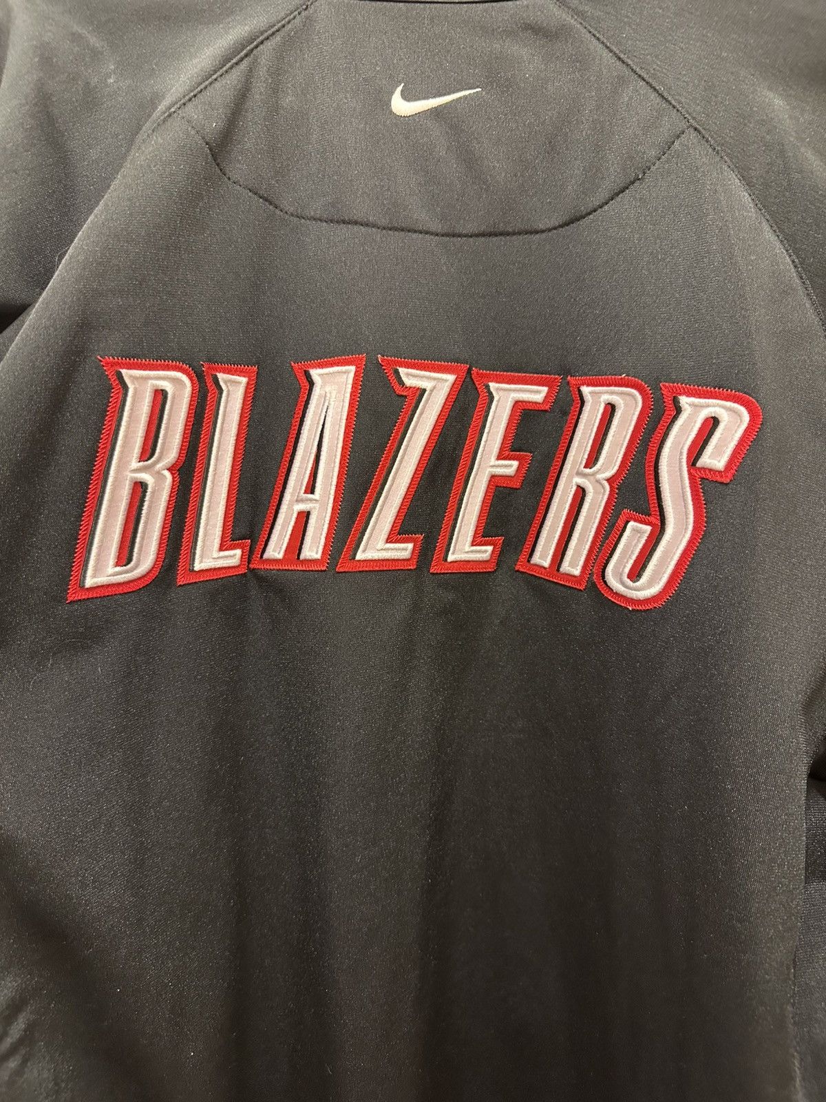 NBA × Nike × Vintage Vintage Nike NBA Trailblazers Authentic WarmUp Jacket Size US M / EU 48-50 / 2 - 6 Thumbnail