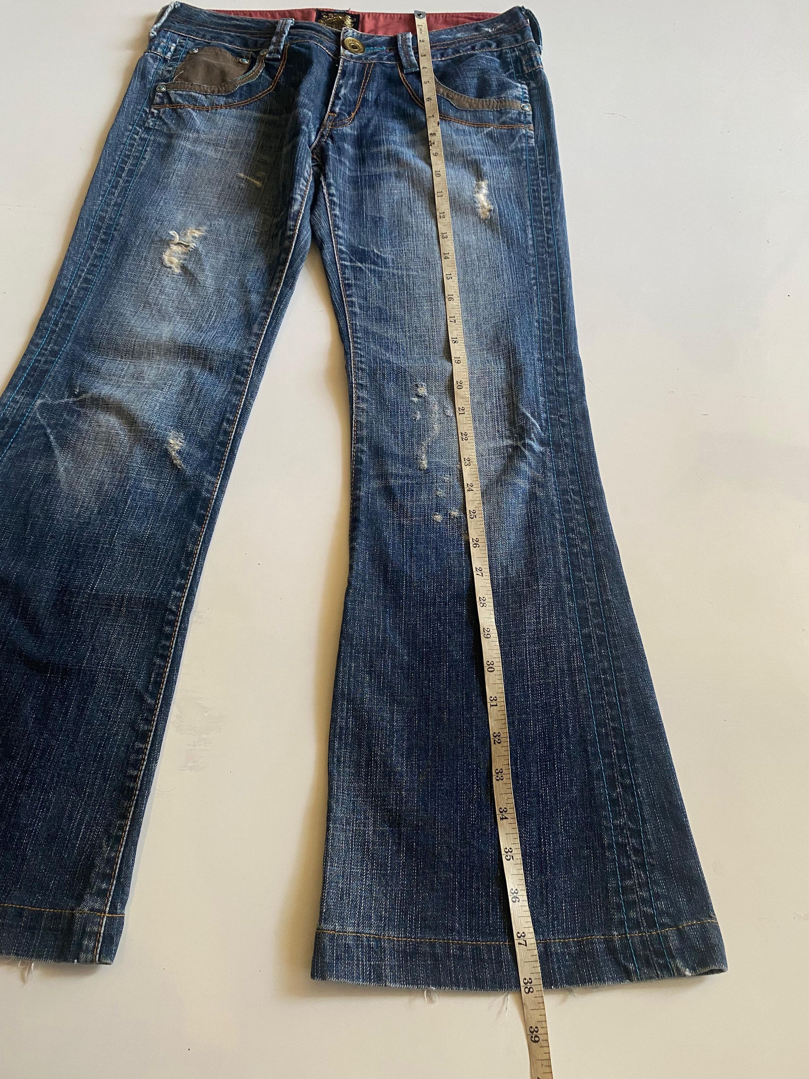 Japanese Brand Back Number Flared Pants Size US 30 / EU 46 - 5 Thumbnail