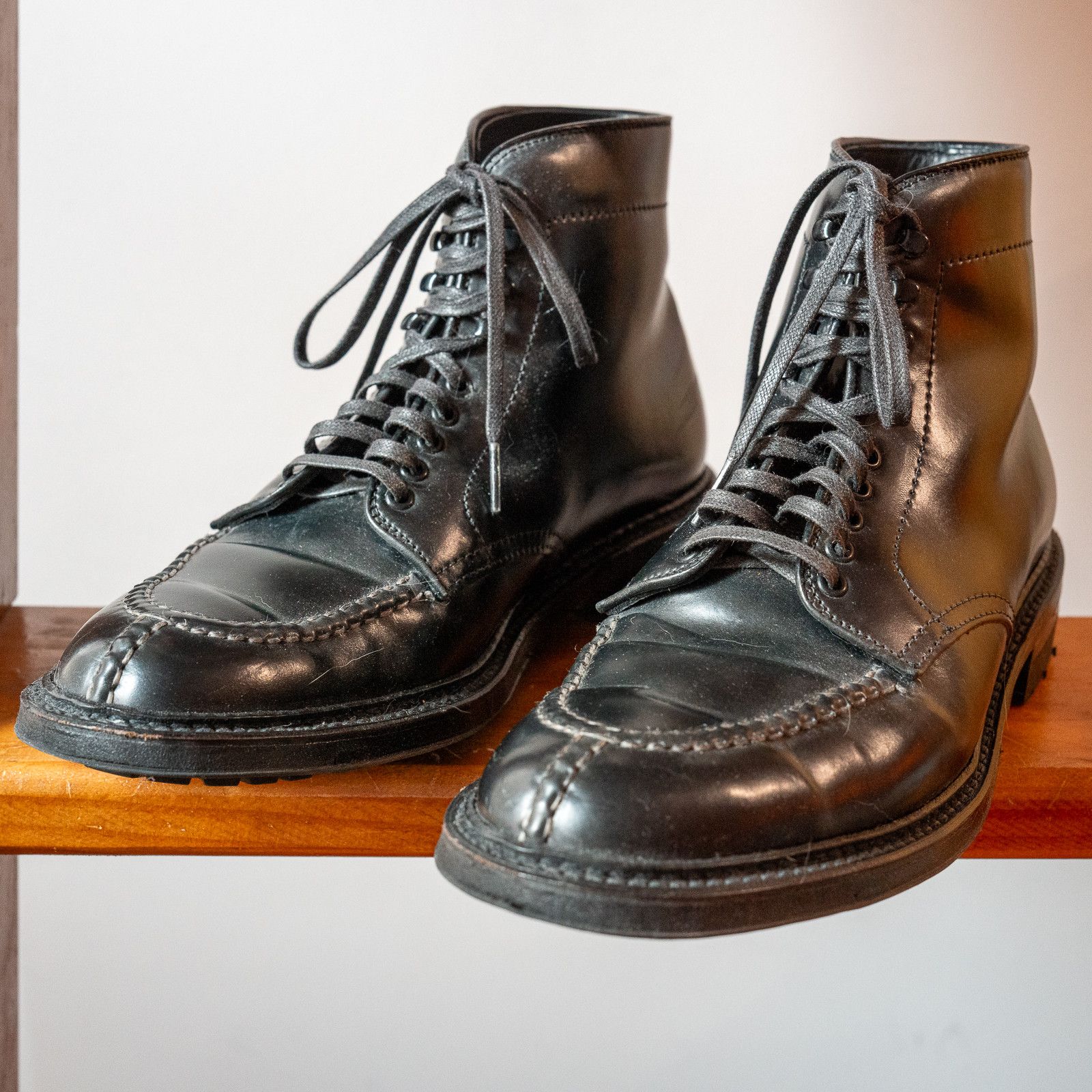 Alden Alden Norweigan Split Toe Black Shell Cordovan Size US 6.5 / EU 39-40 - 3 Thumbnail