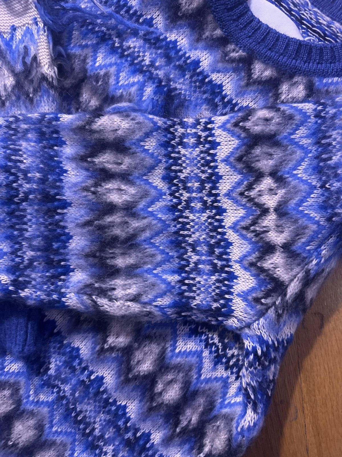 Maison Margiela Maison Margiela John Gallianio FW22 Fair Isle Runway Sweater Size US M / EU 48-50 / 2 - 6 Thumbnail