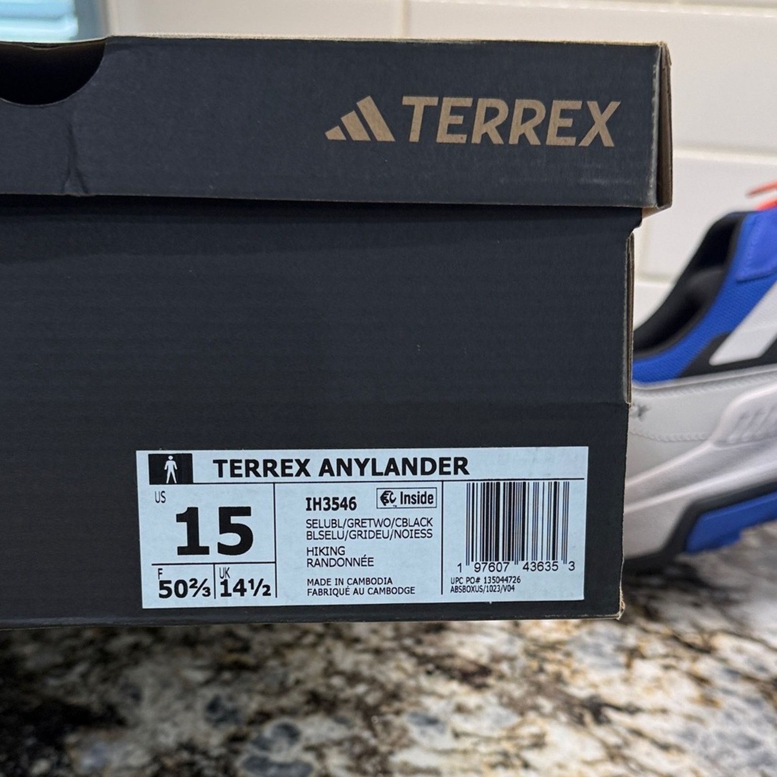 Adidas adidas Terrex Anylander Semi Lucid Blue SZ 15 Size US 15 / EU 48 - 9 Thumbnail