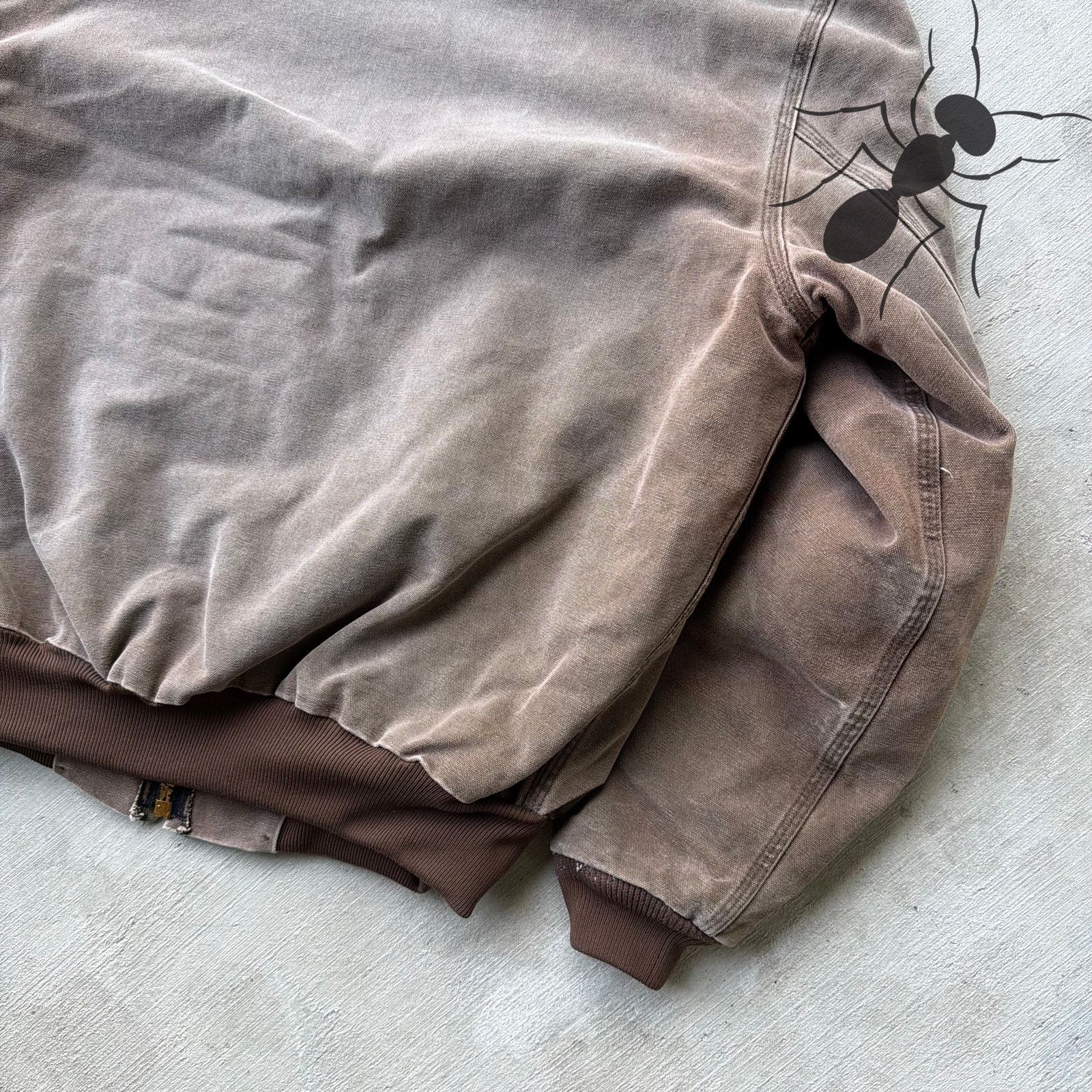 Carhartt × Vintage Vintage Carhartt J68 CHT brown hooded work wear jacket Size US XL / EU 56 / 4 - 8 Thumbnail