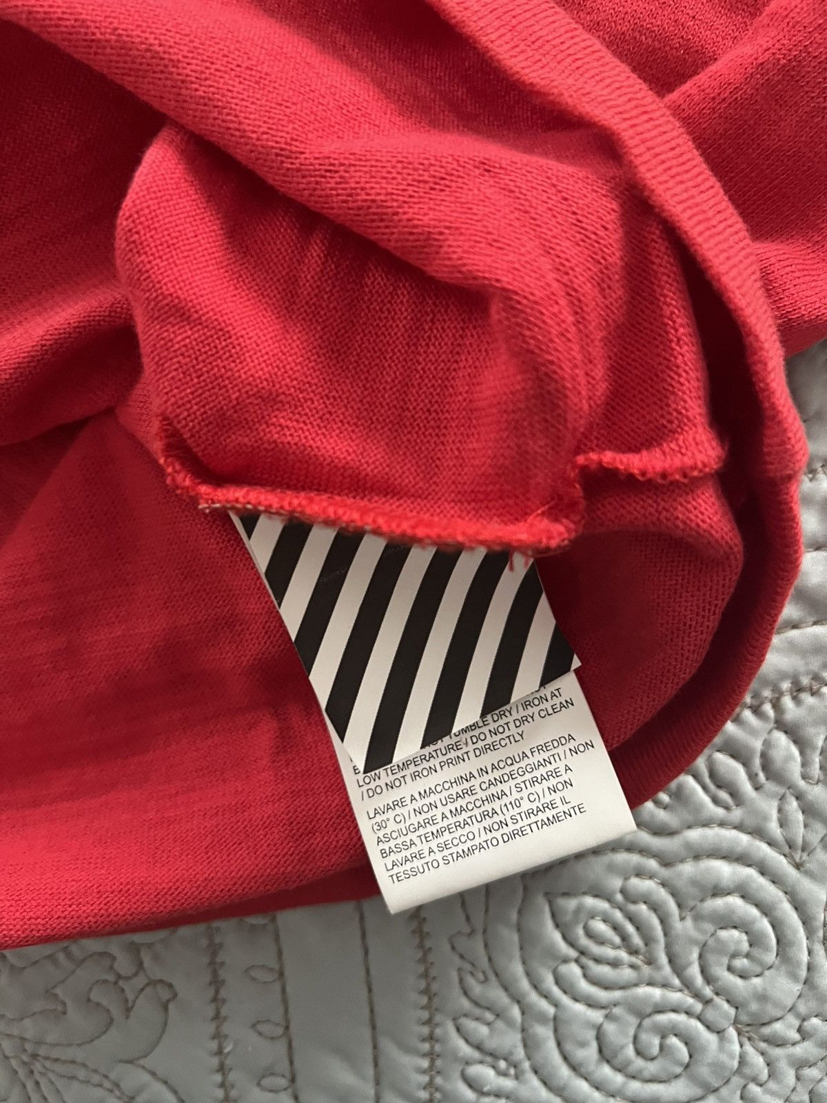 Off-White OFF-WHITE VIRGIL ABLOH 2013 MONALISA RED T-SHIRT SIZE SMALL Size US S / EU 44-46 / 1 - 8 Thumbnail