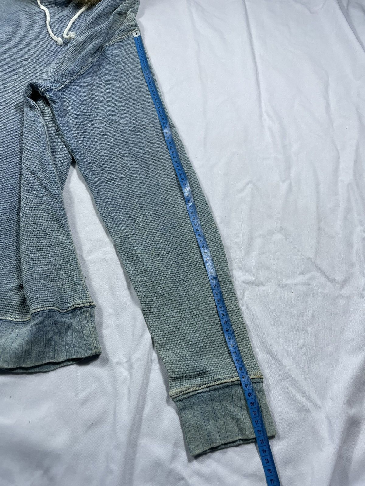 Japanese Brand Faded blue termal Fur Hoodie Lgb japan style Size US XL / EU 56 / 4 - 4 Thumbnail