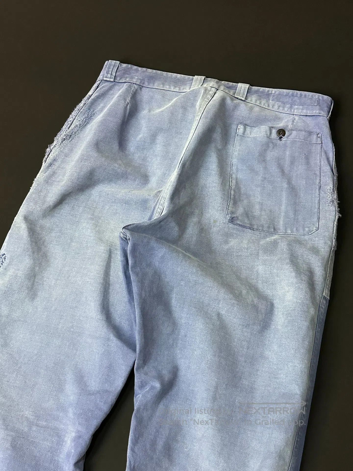 Vintage Vintage Boro French Workwear Canvas Pants. Size US 31 - 7 Thumbnail