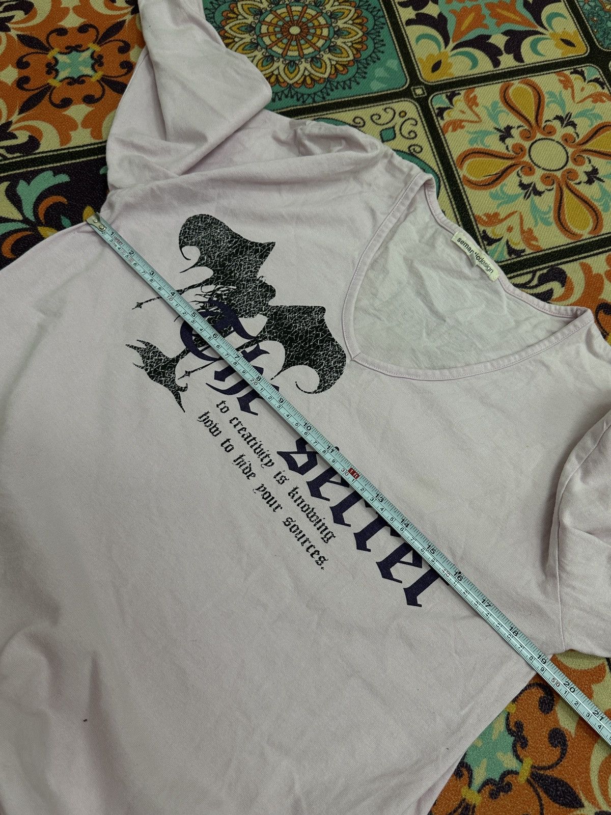 semanticdesign SemanticDesign “The Secret” V Neck L/S Shirt Size US M / EU 48-50 / 2 - 3 Thumbnail