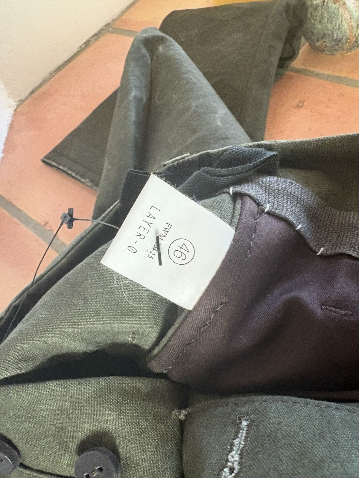 Layer-0 Layer-0 Cotton Canvas Trousers Size US 30 / EU 46 - 7 Thumbnail
