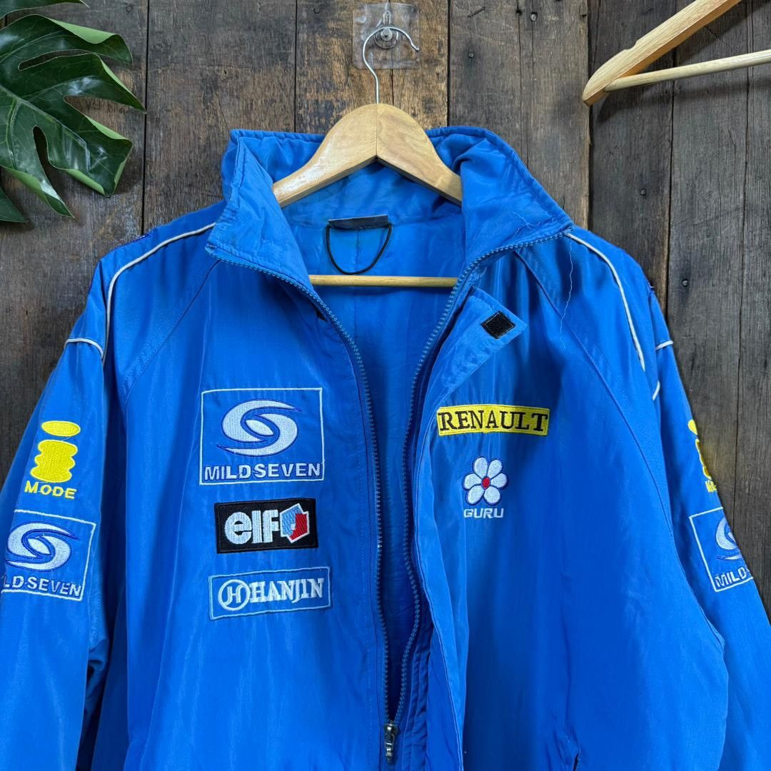 Vintage Vintage Renault F1 Team Bomber Jacket Size US L / EU 52-54 / 3 - 6 Thumbnail